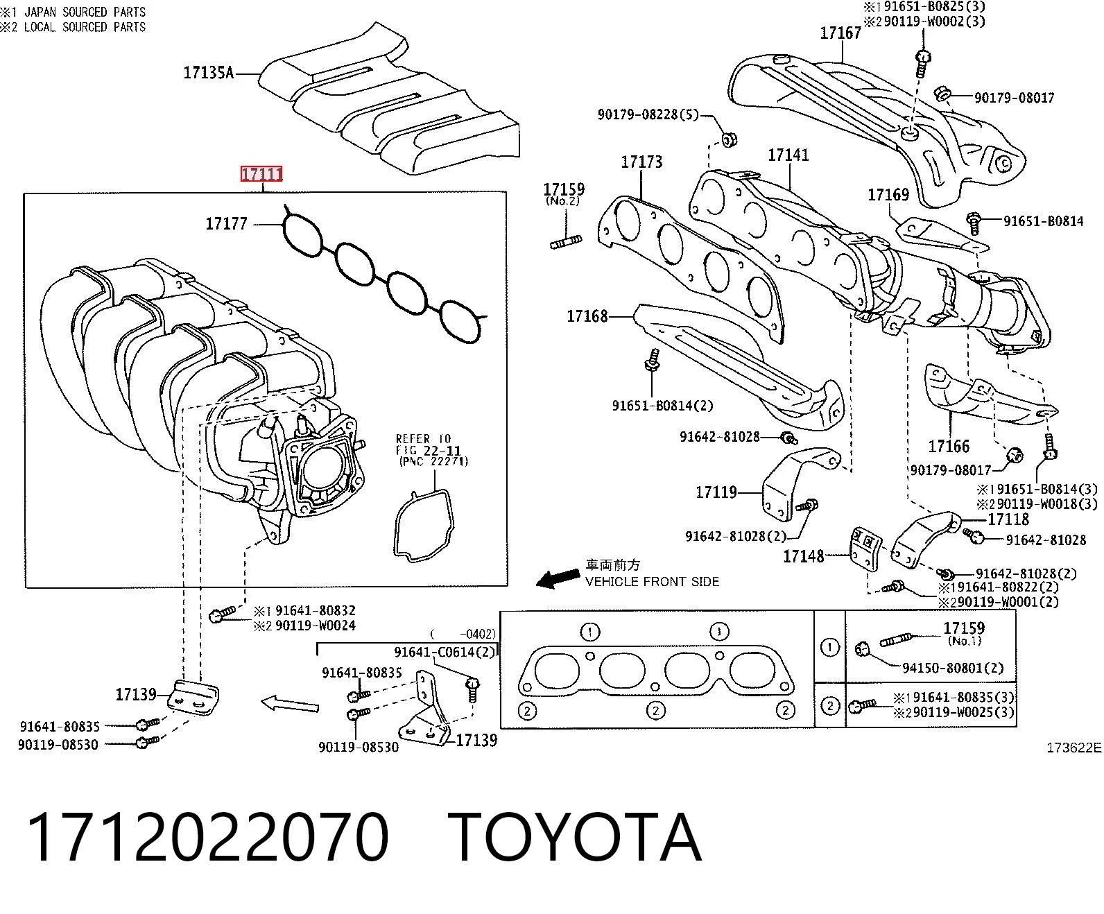 Colectores de admisión para Toyota Corolla VERSO R10