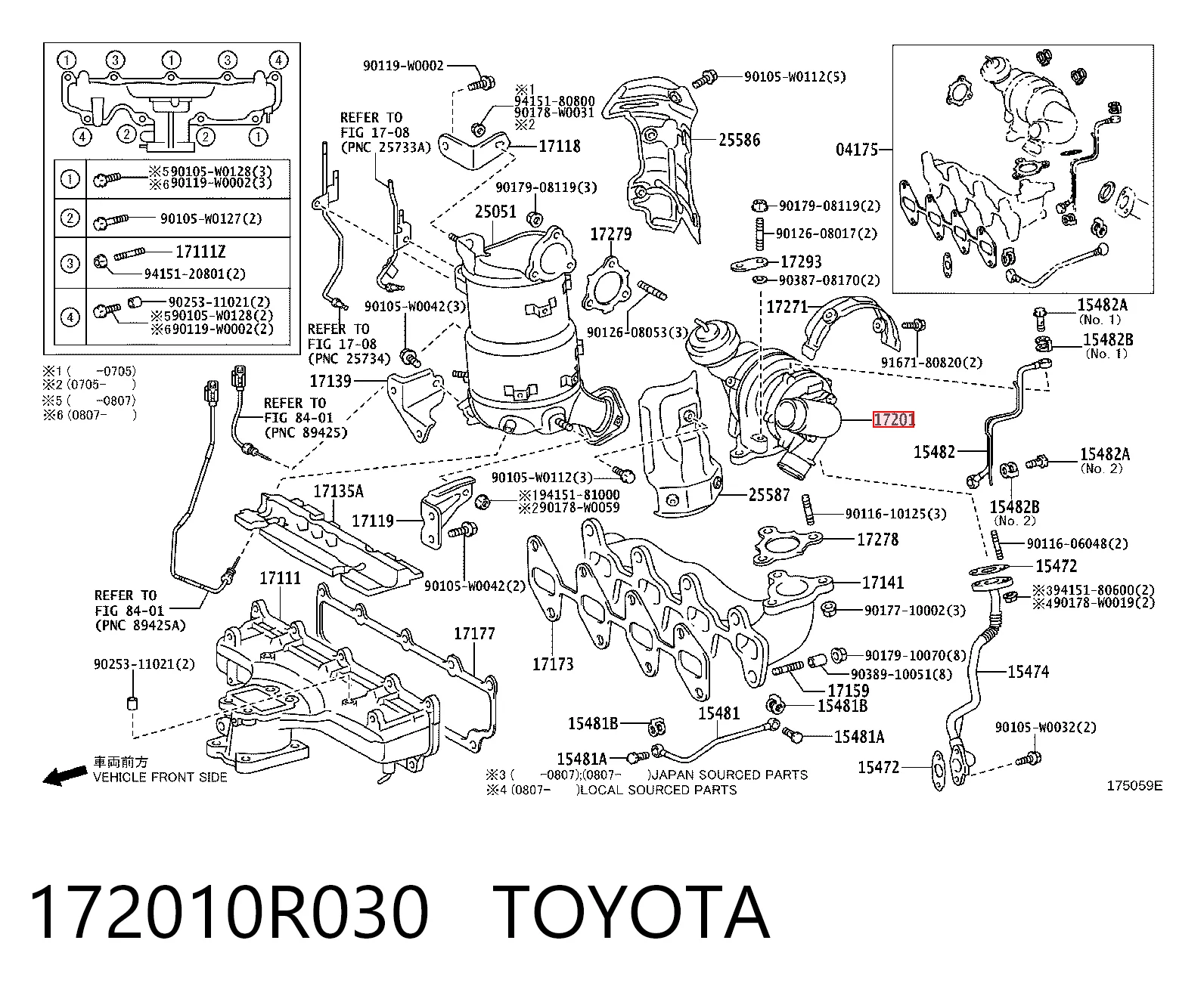  Turbocompresor Toyota Auris 