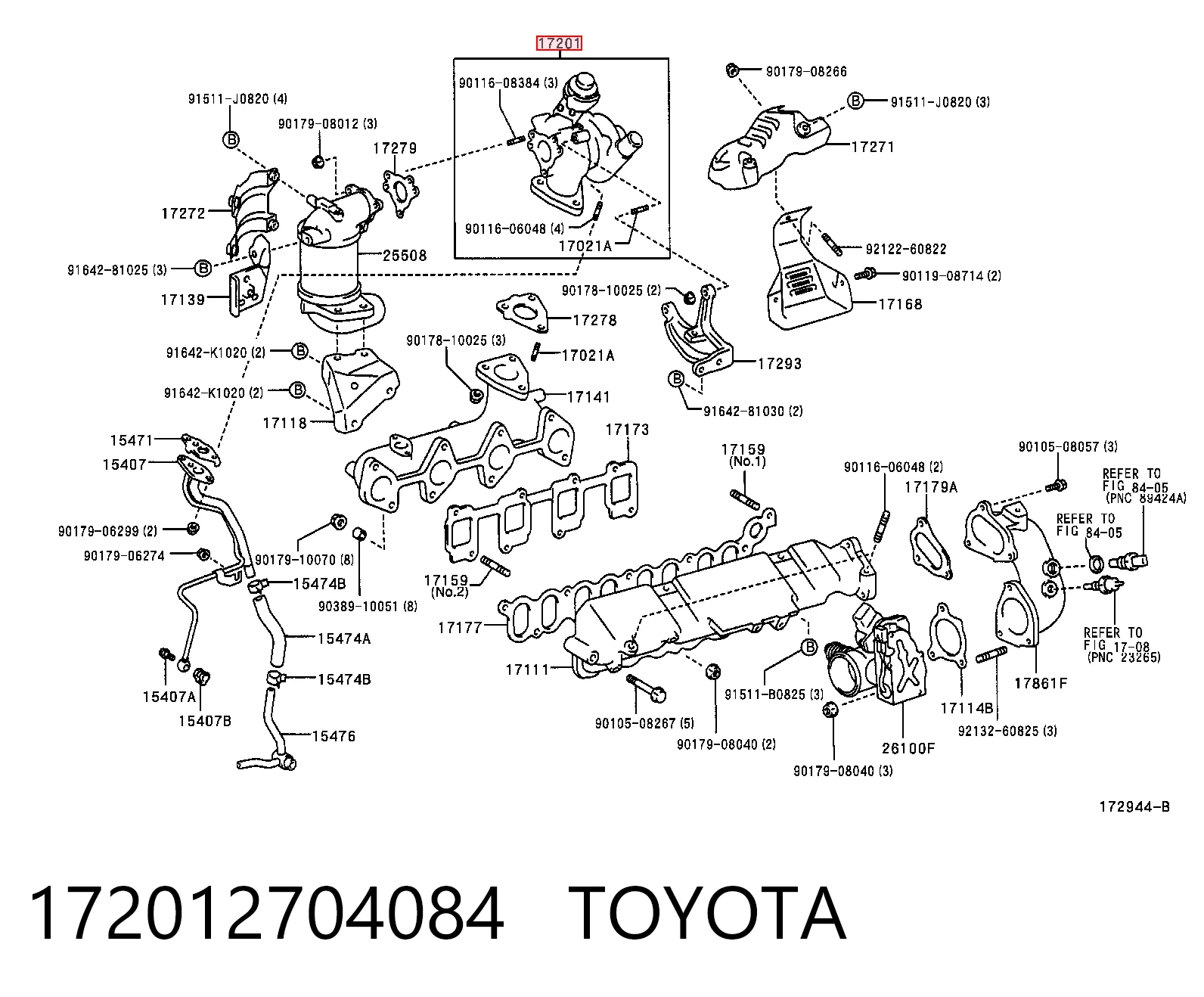 Turbocompresor Toyota RAV4 II SUV (XA2) (2000 - 2005) precio, desde 527,87 EUR
