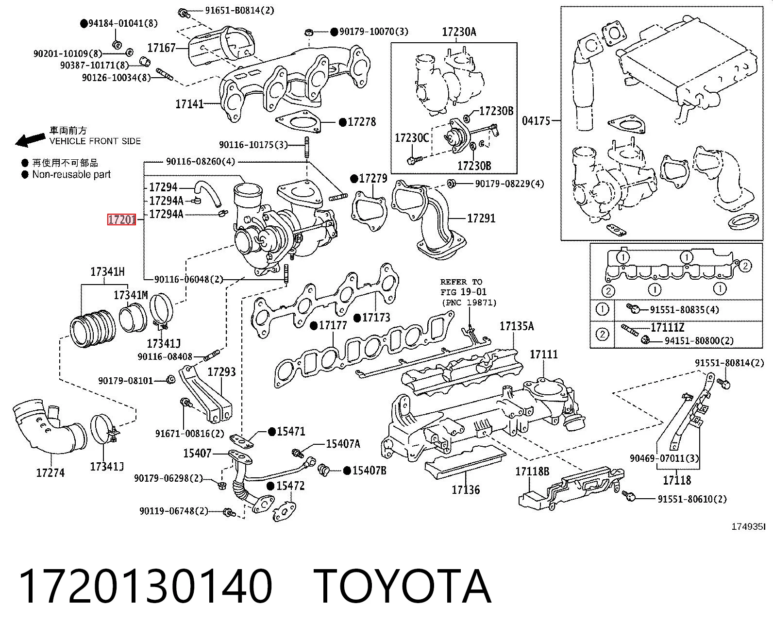 1720130140 Toyota Turbo para motor