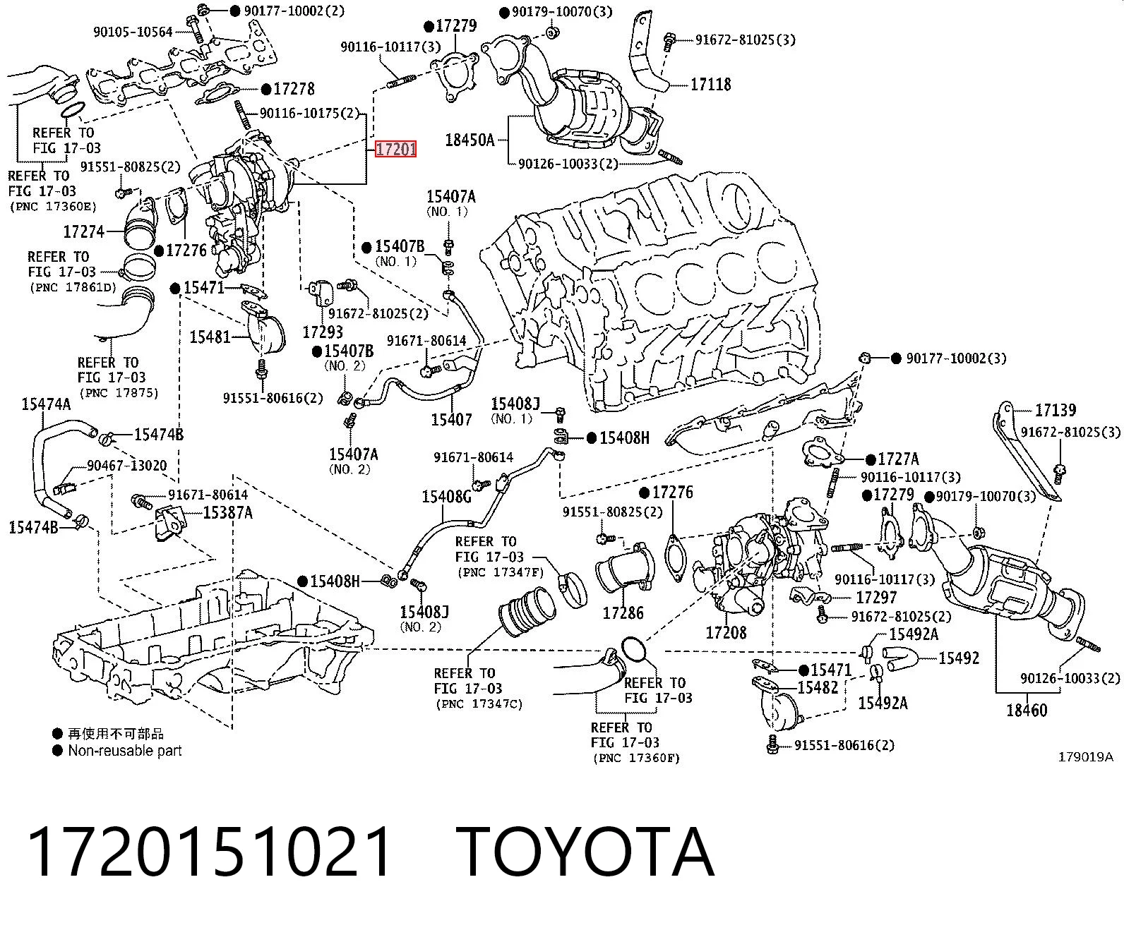 1720151021 Toyota Turbo para motor