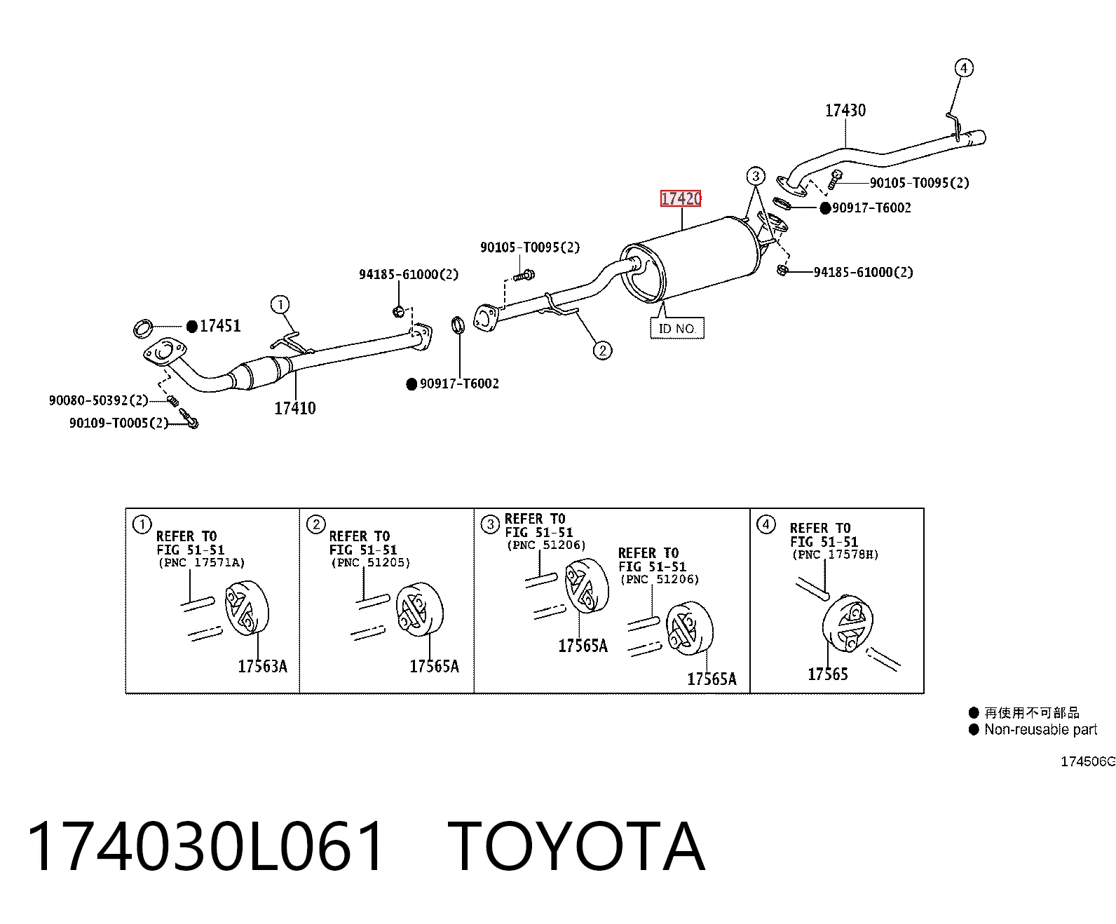174030L061 Toyota