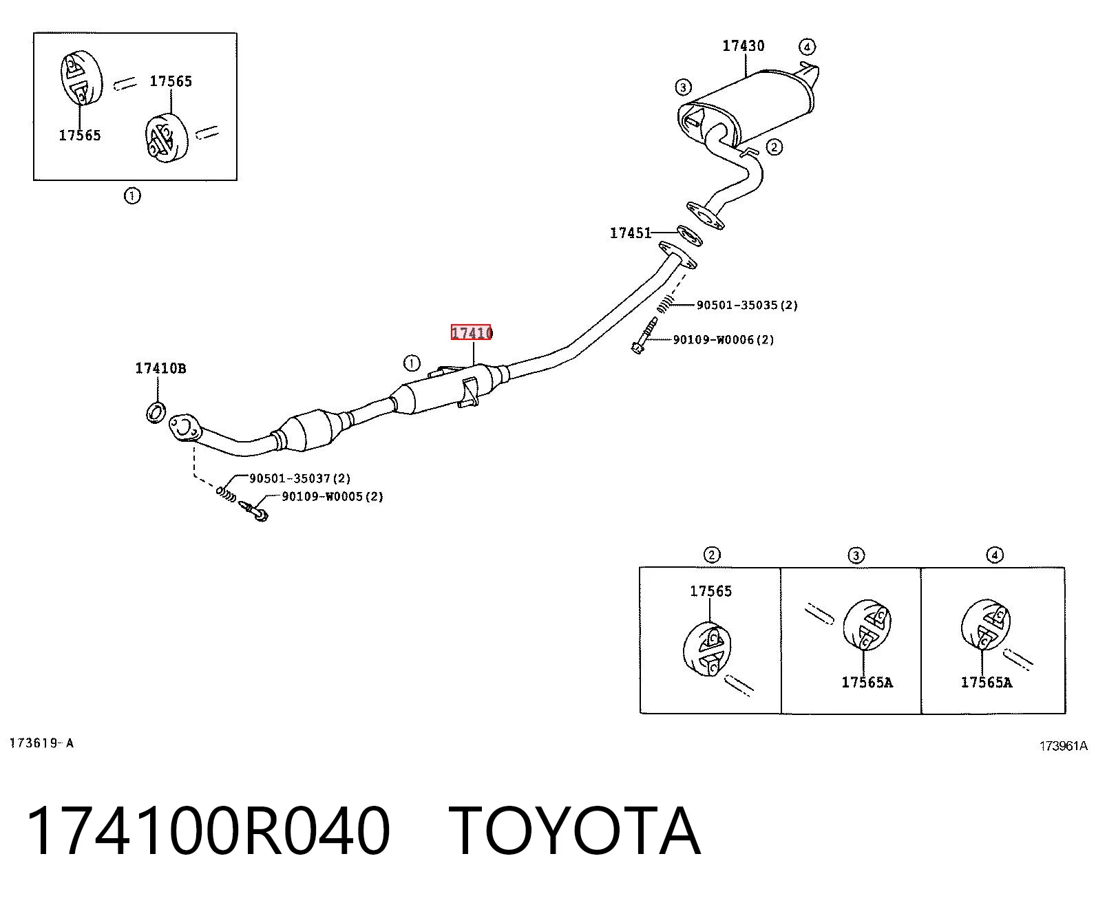 174100R040 Toyota