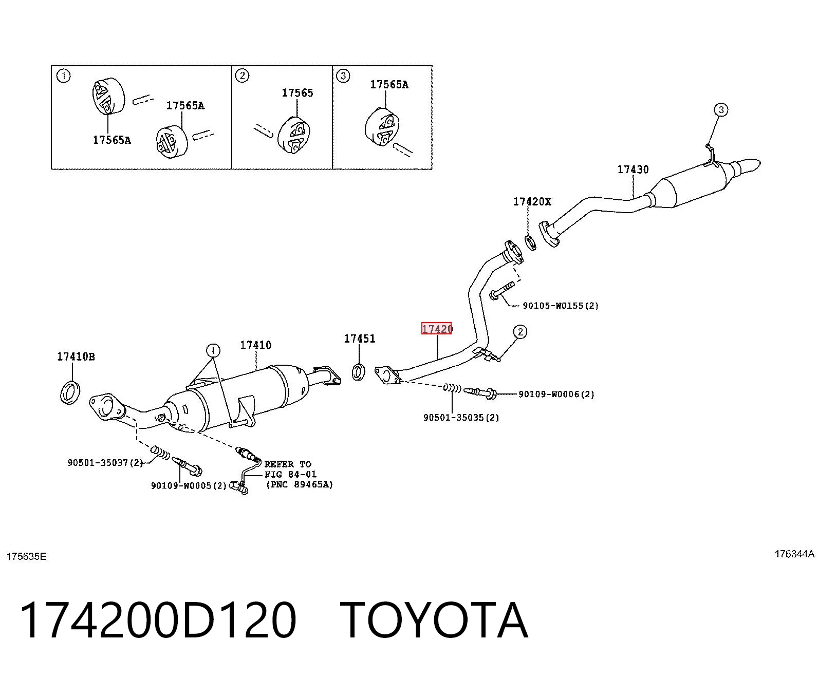 Comprar Silenciador central Toyota Auris  E15 a bajo precio