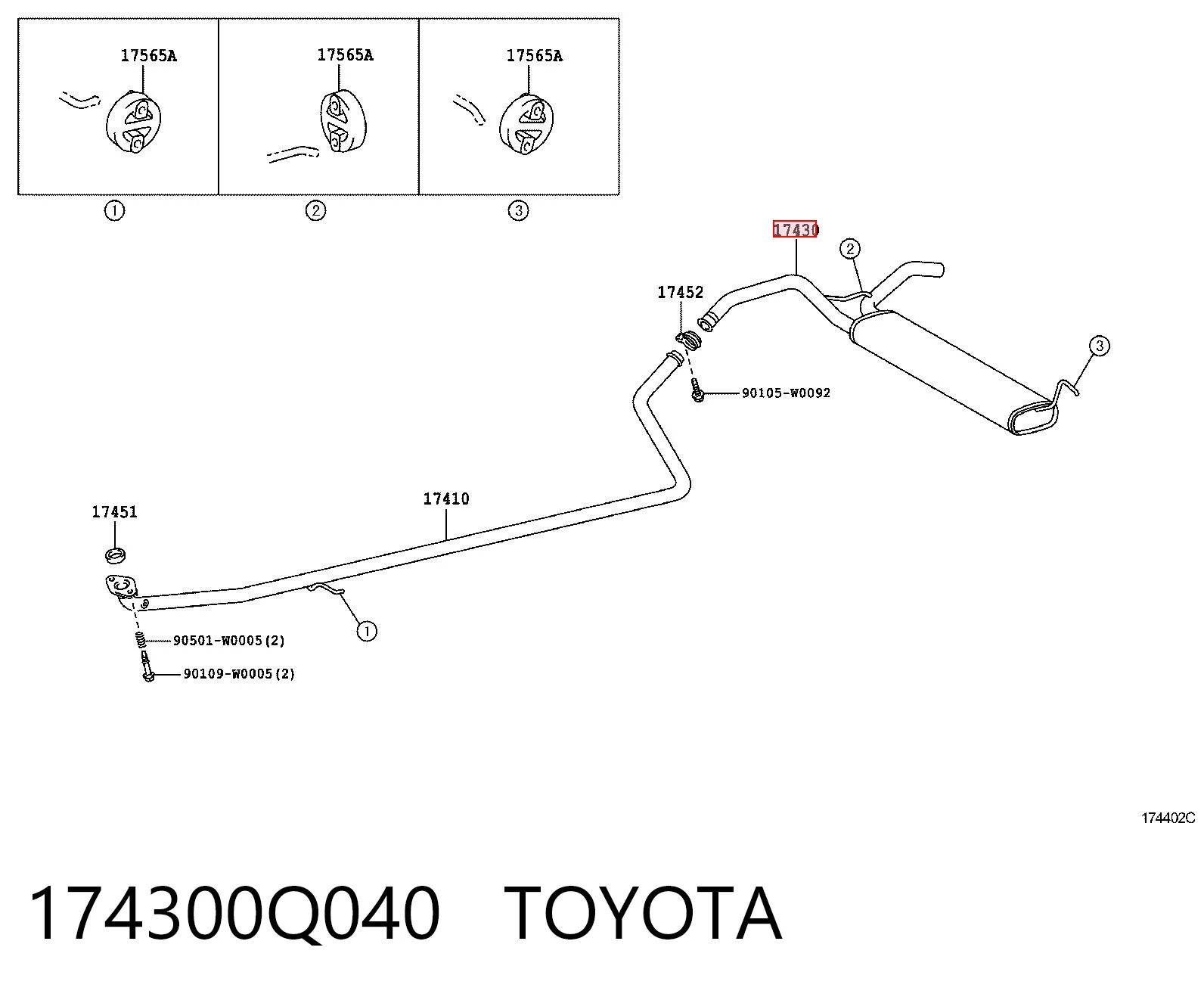 174300Q040 Toyota