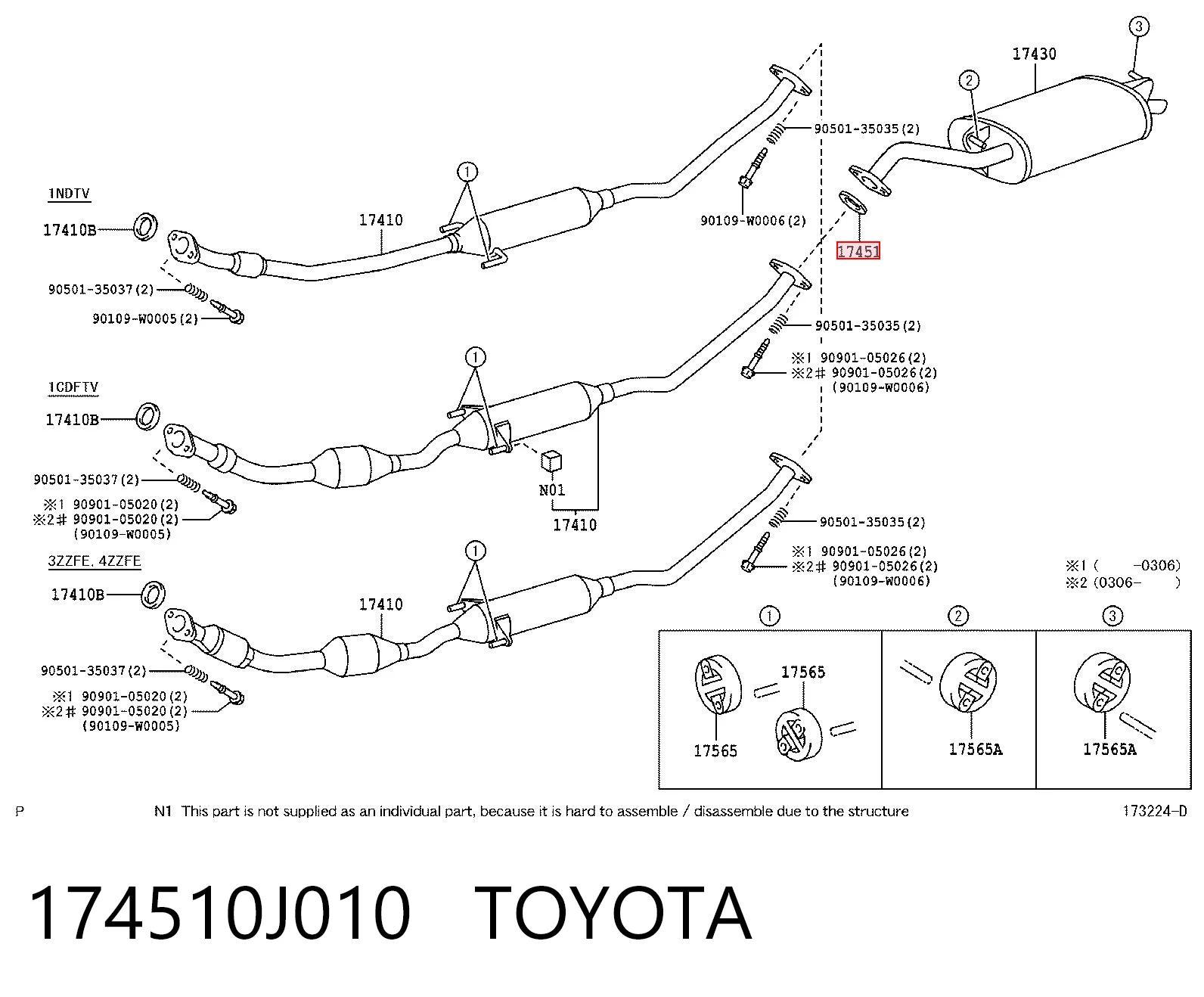 174510J010 Toyota