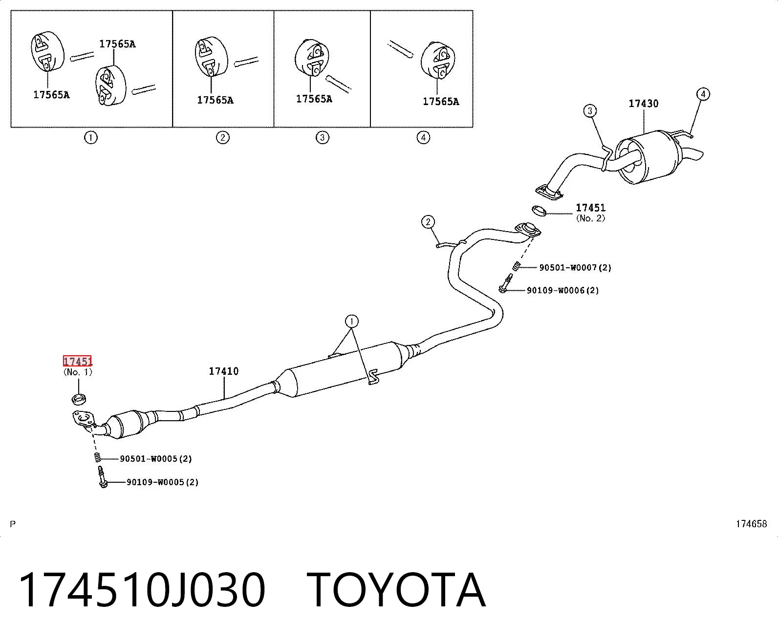 174510J030 Toyota