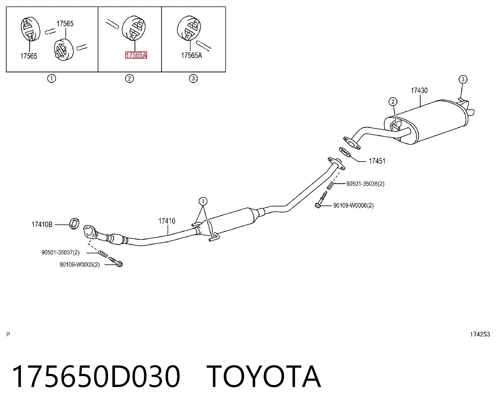 175650D030 Toyota