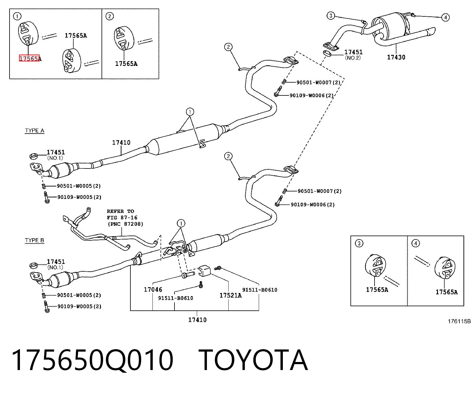 175650Q010 Toyota