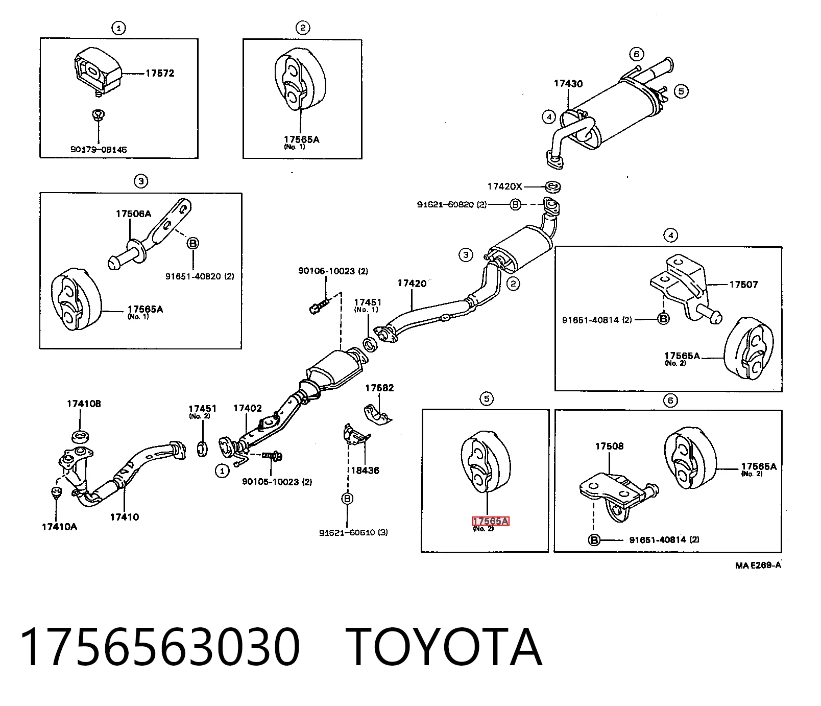 Comprar Soporte escape Suzuki Swift II AH, AJ