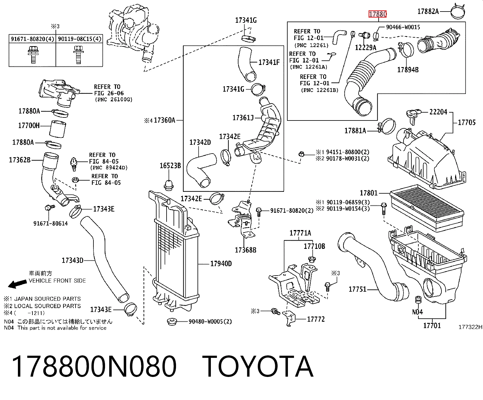 178800N080 Toyota
