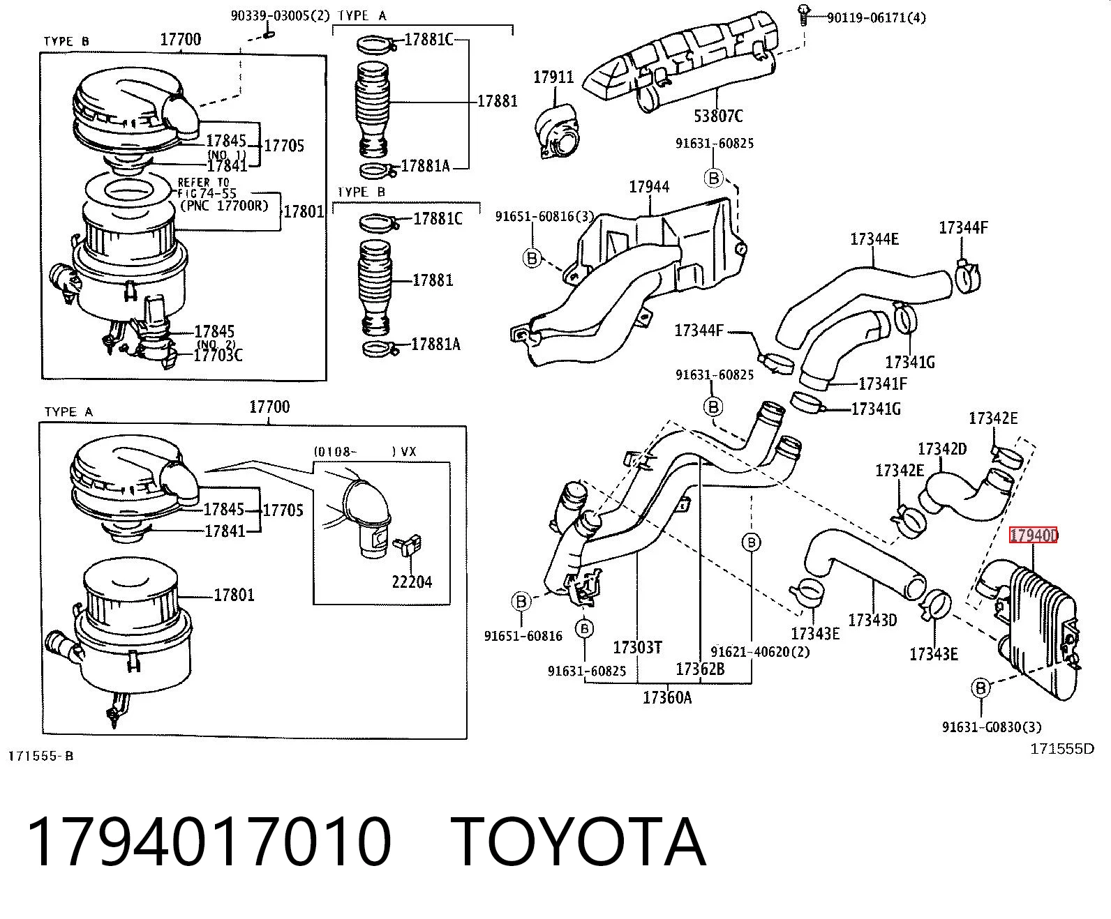 1794017010 Toyota