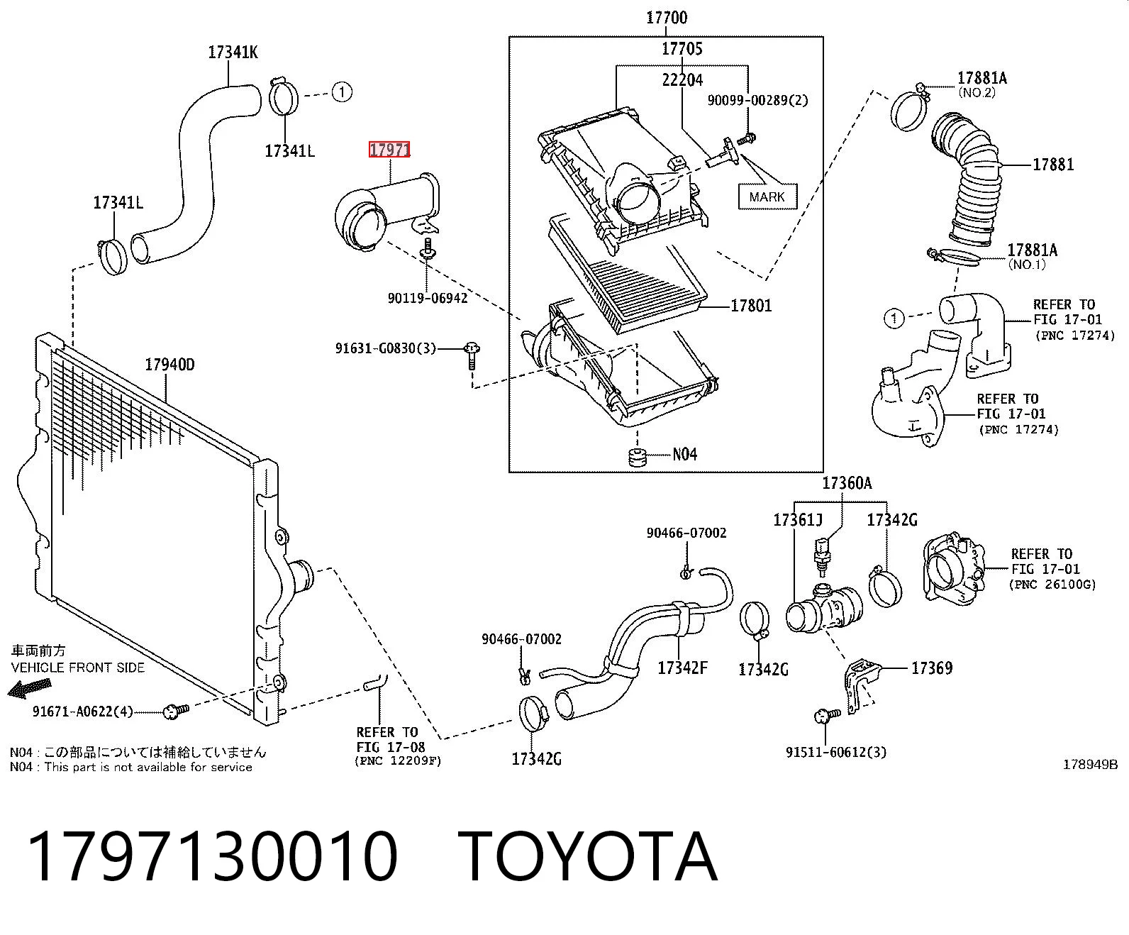 1797130010 Toyota