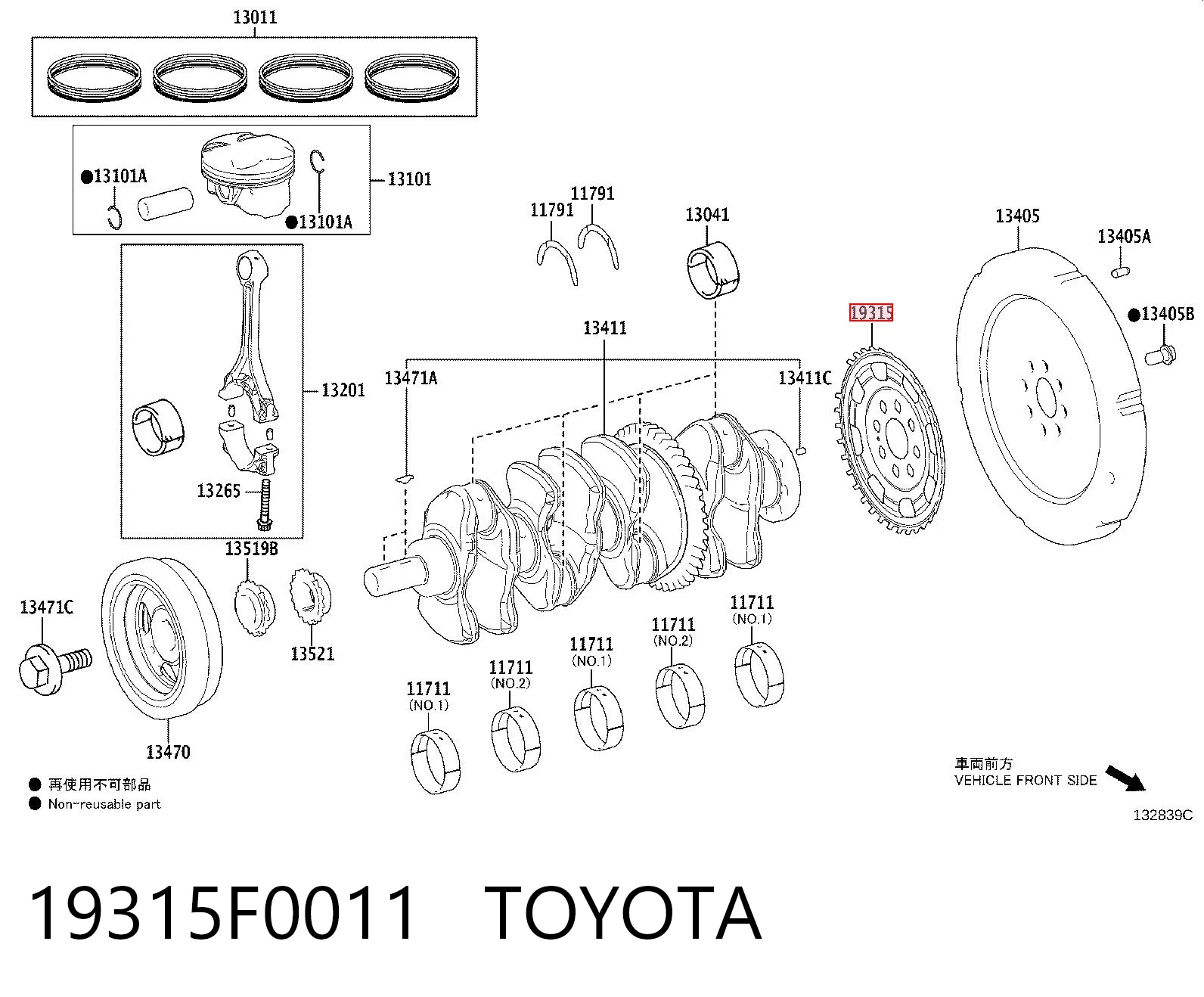 19315F0011 TOYOTA