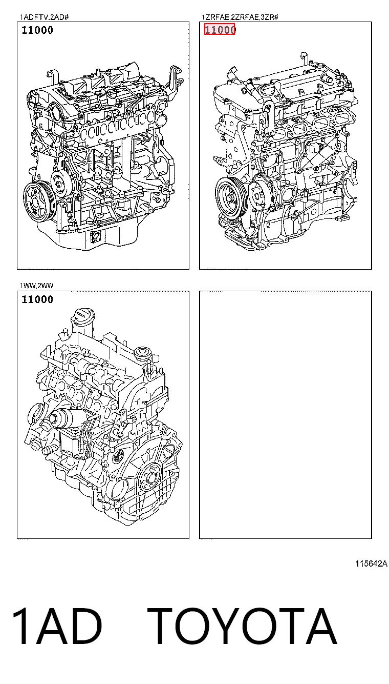 1AD Toyota Motor completo