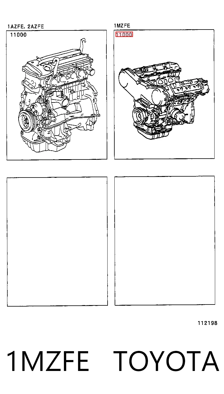 1MZFE Toyota Motor completo