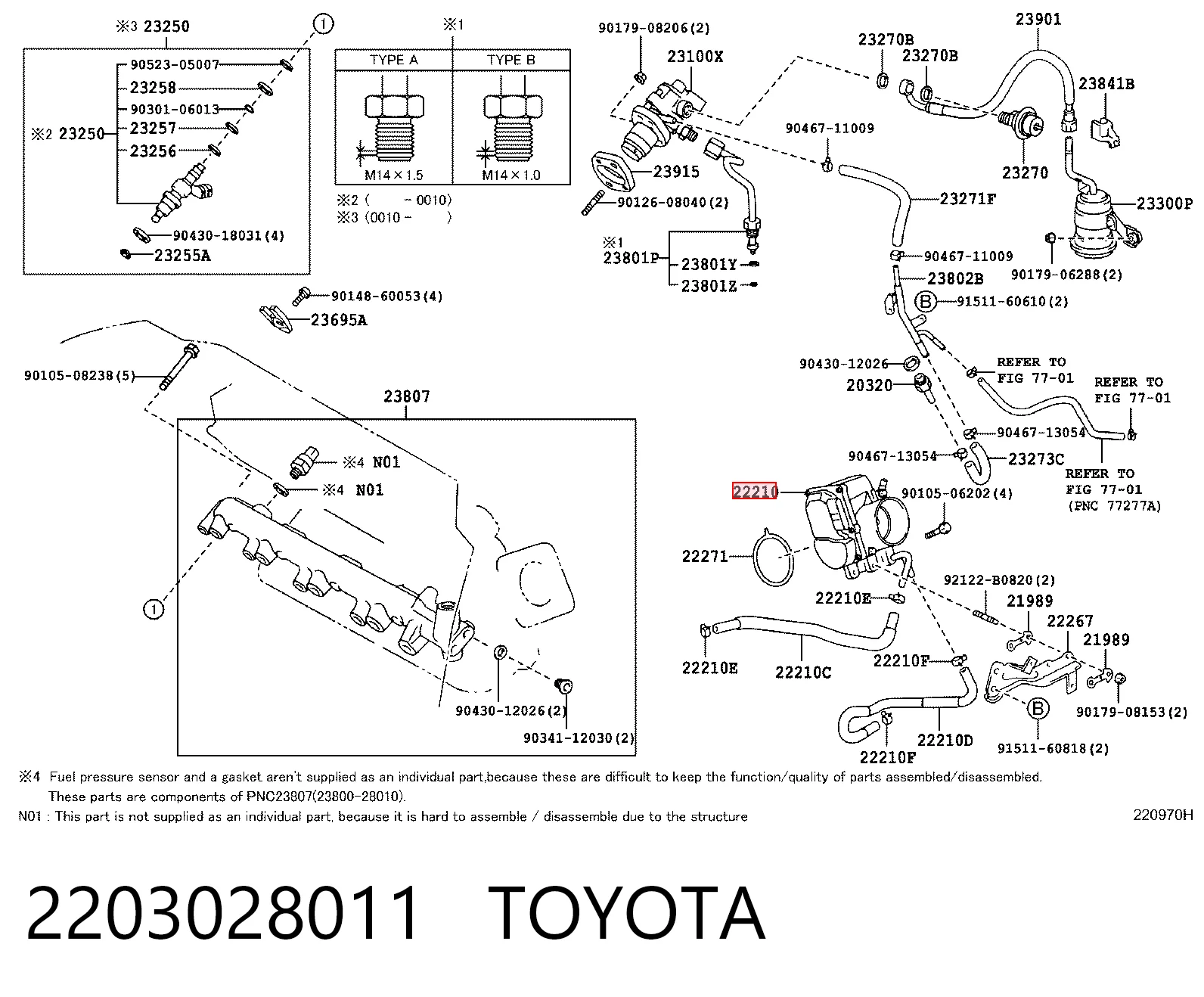 Comprar Cuerpo de mariposa Toyota Avensis I T22