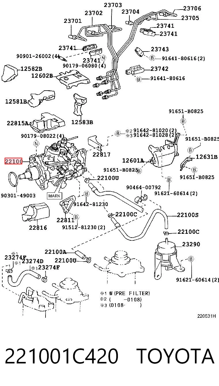 Comprar Bomba inyectora Toyota Land Cruiser 100 J10
