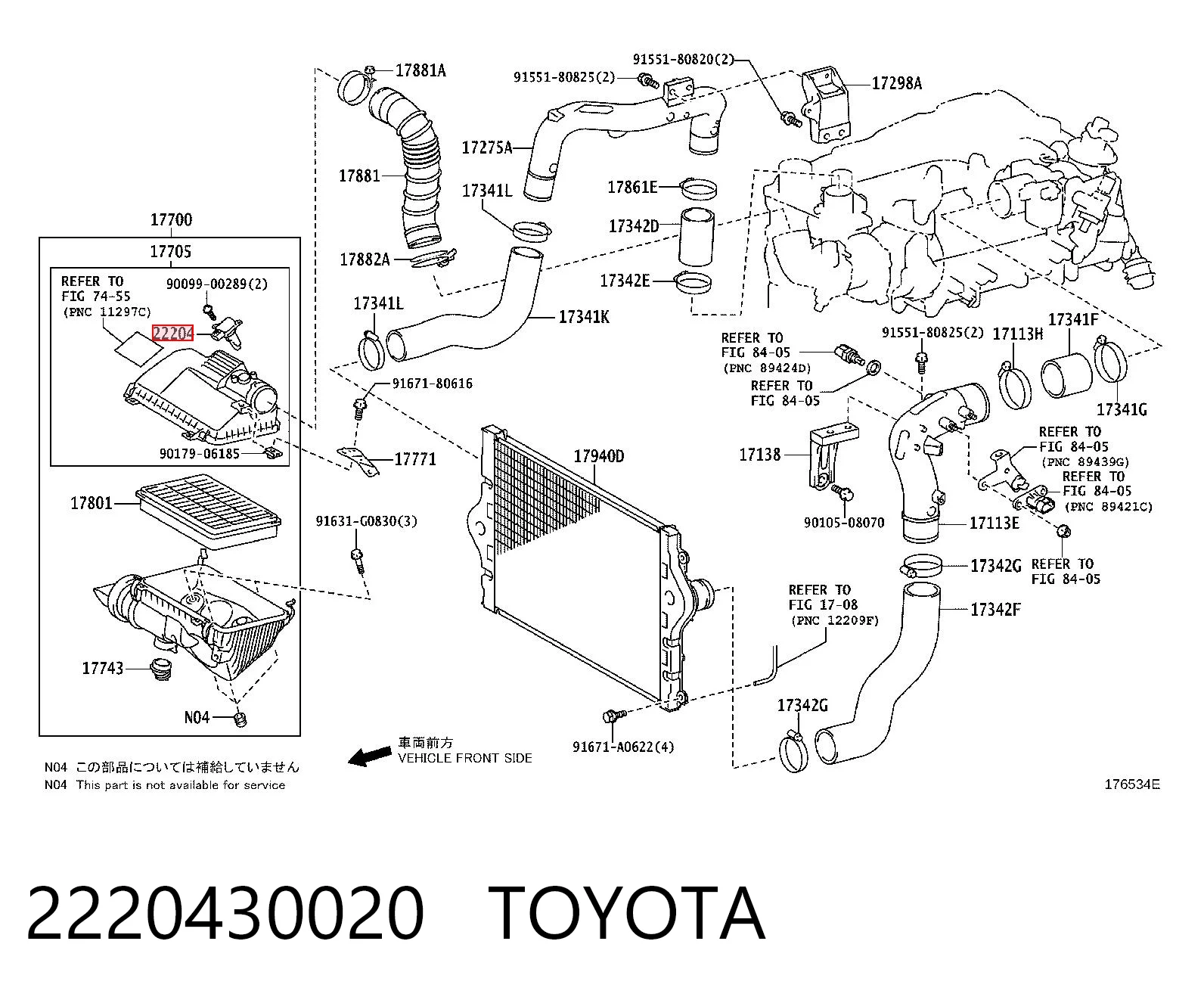 2220430020 Toyota
