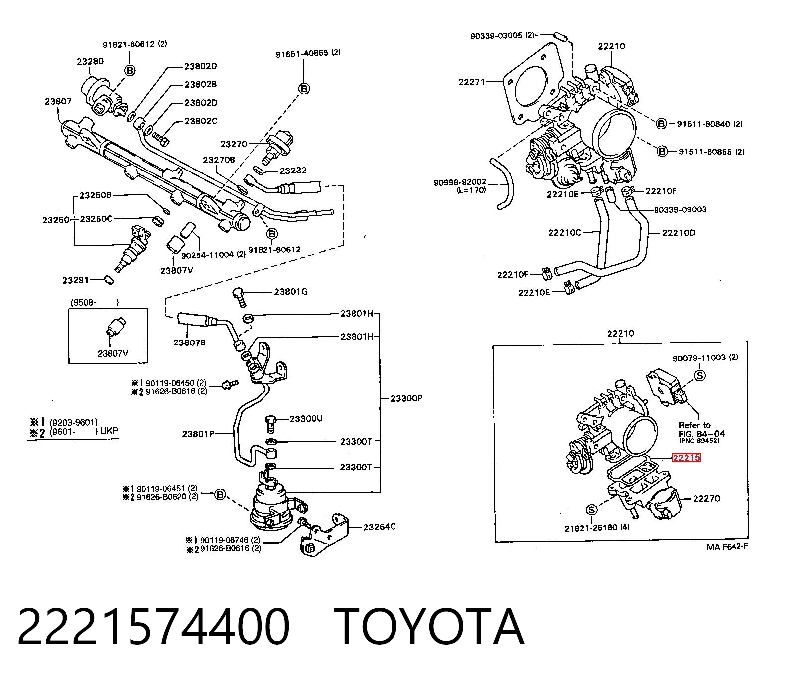 Comprar Junta de la mariposa de admisión Toyota Corolla E10 a bajo precio