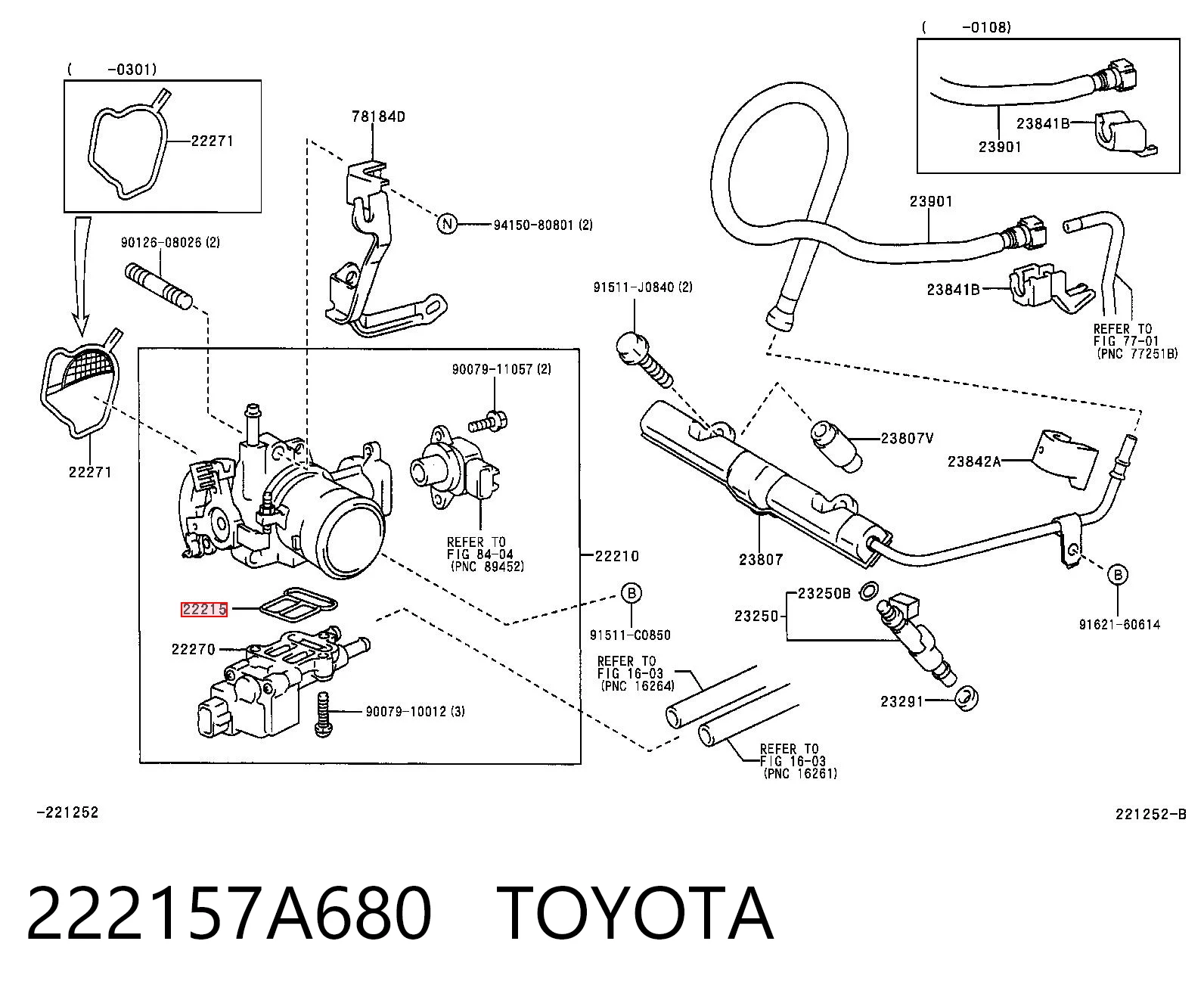 222157A680 Toyota