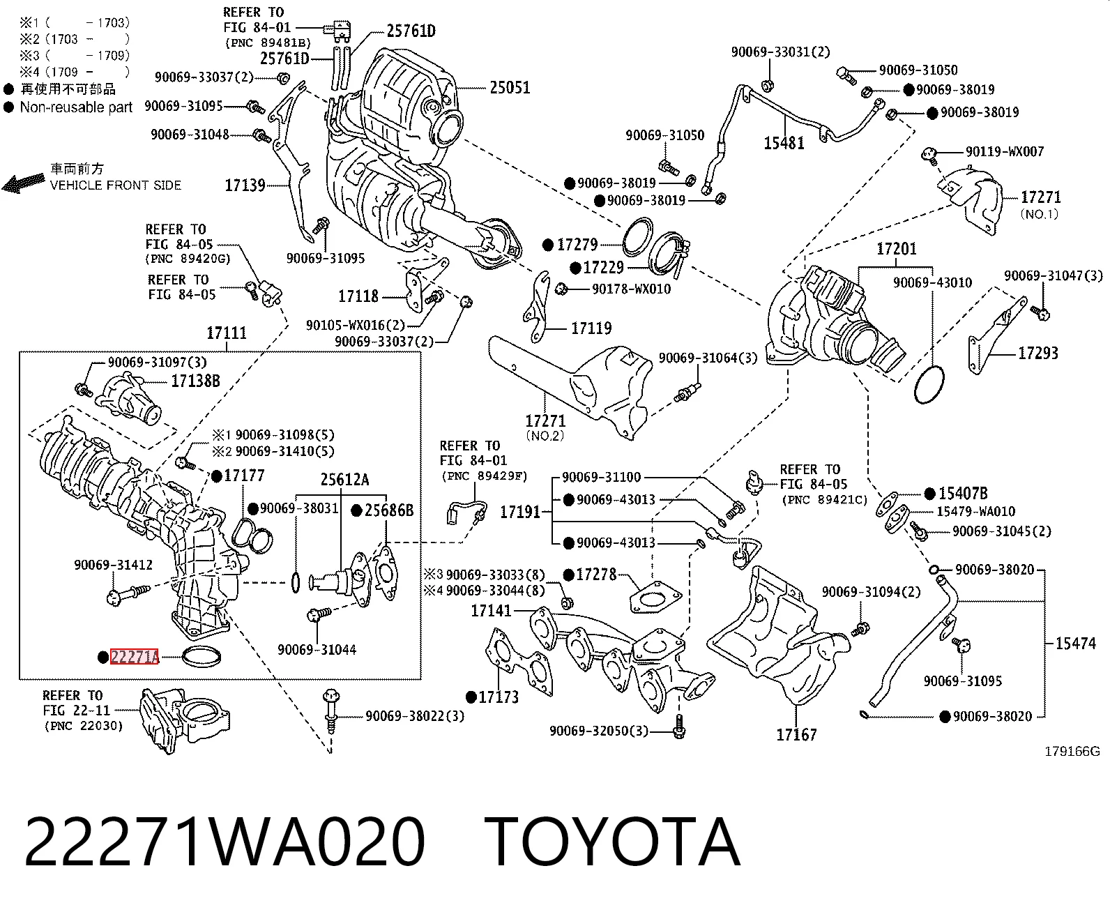 22271WA020 Toyota