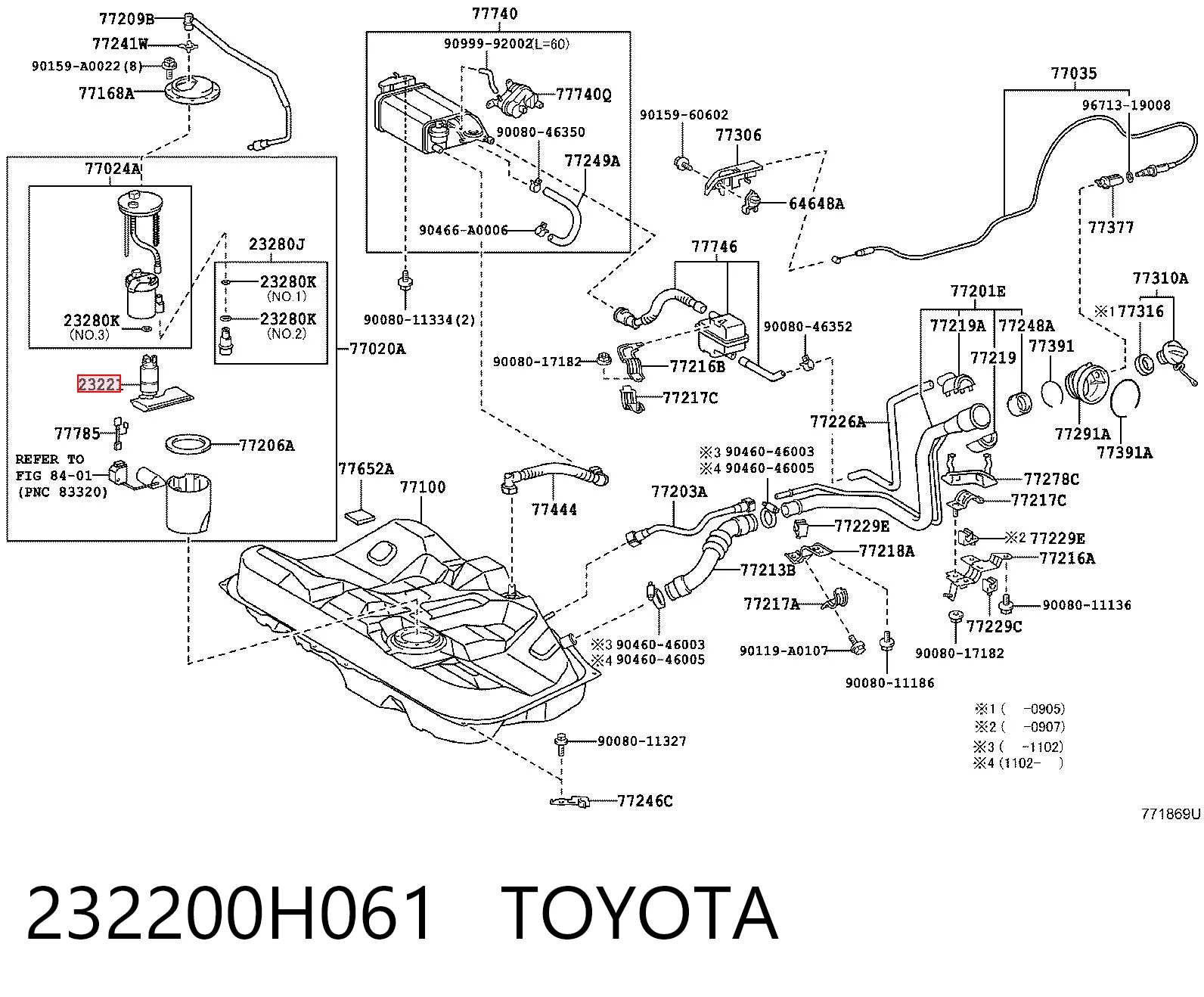 232200H061 Toyota