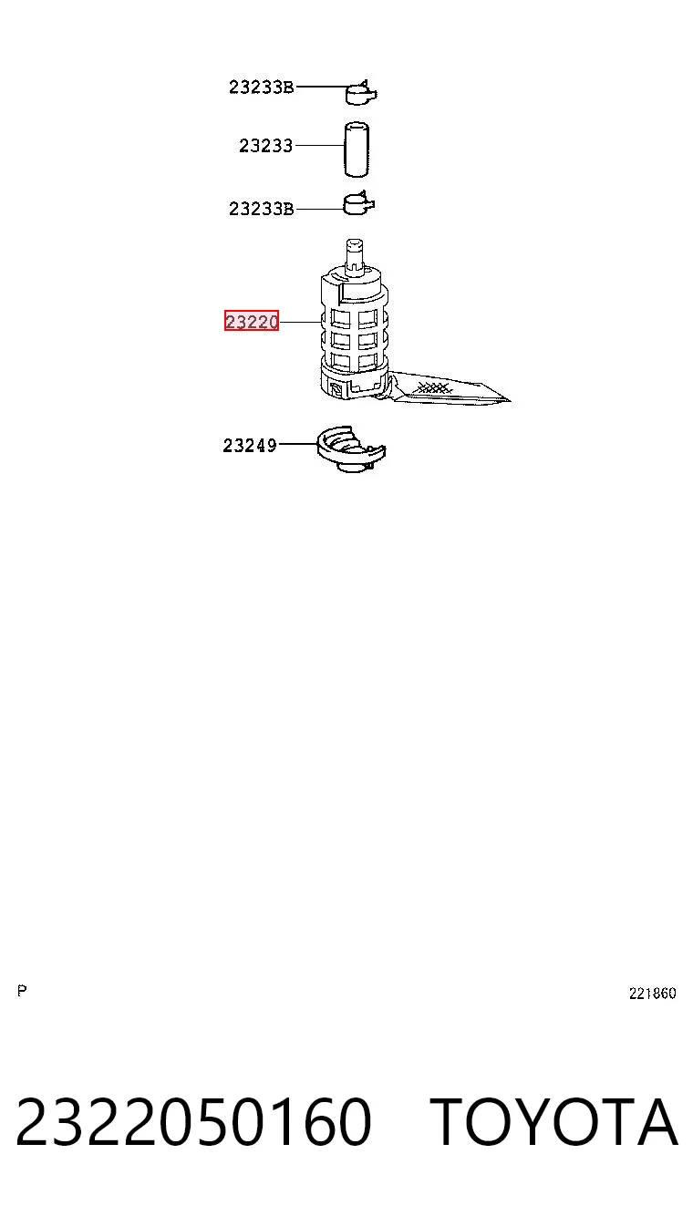 2322050160 Toyota