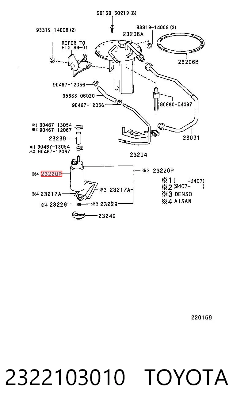 2322103010 Toyota
