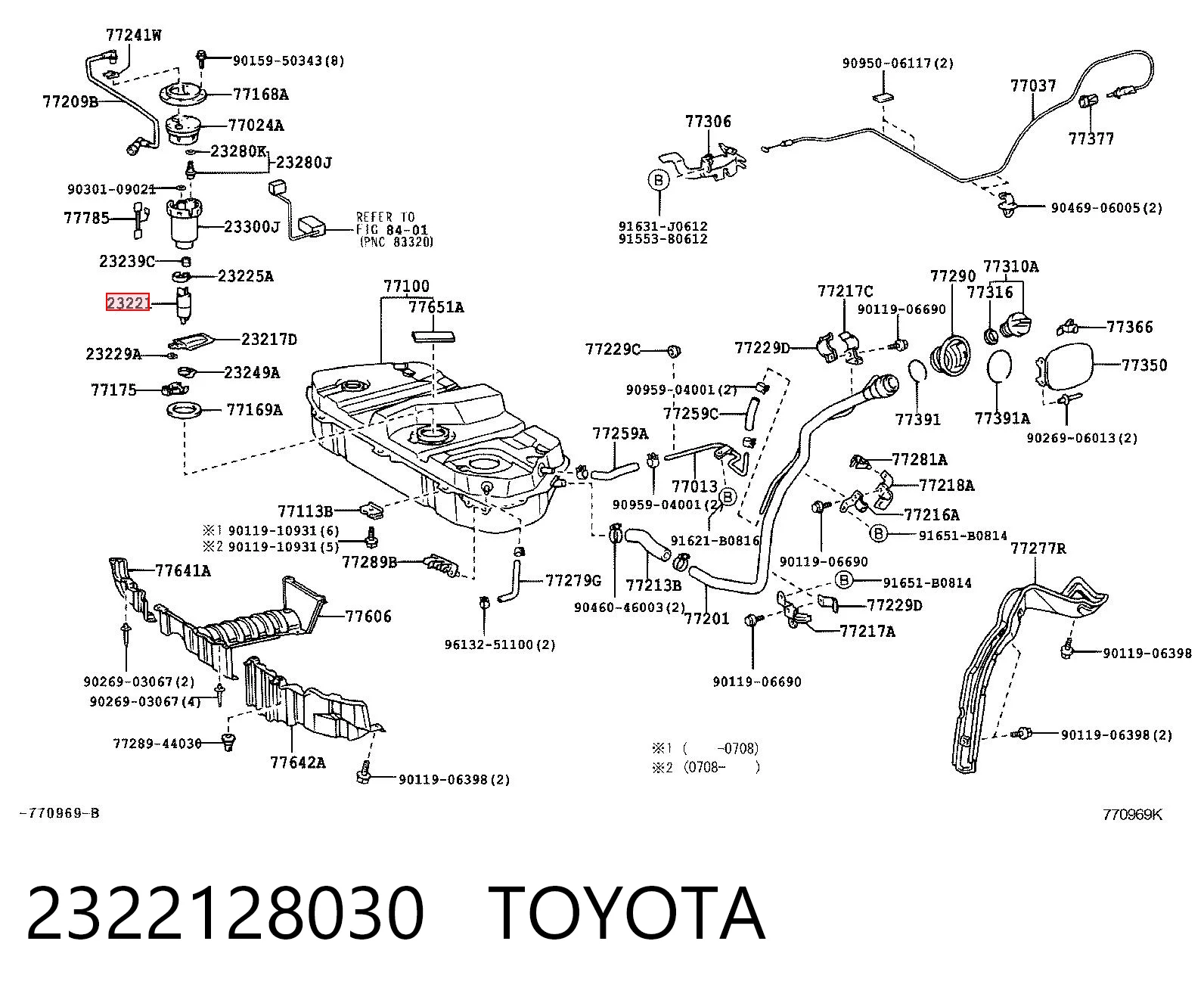 2322128030 Toyota