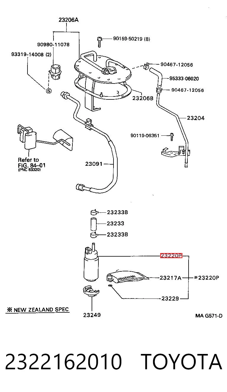 2322162010 Toyota
