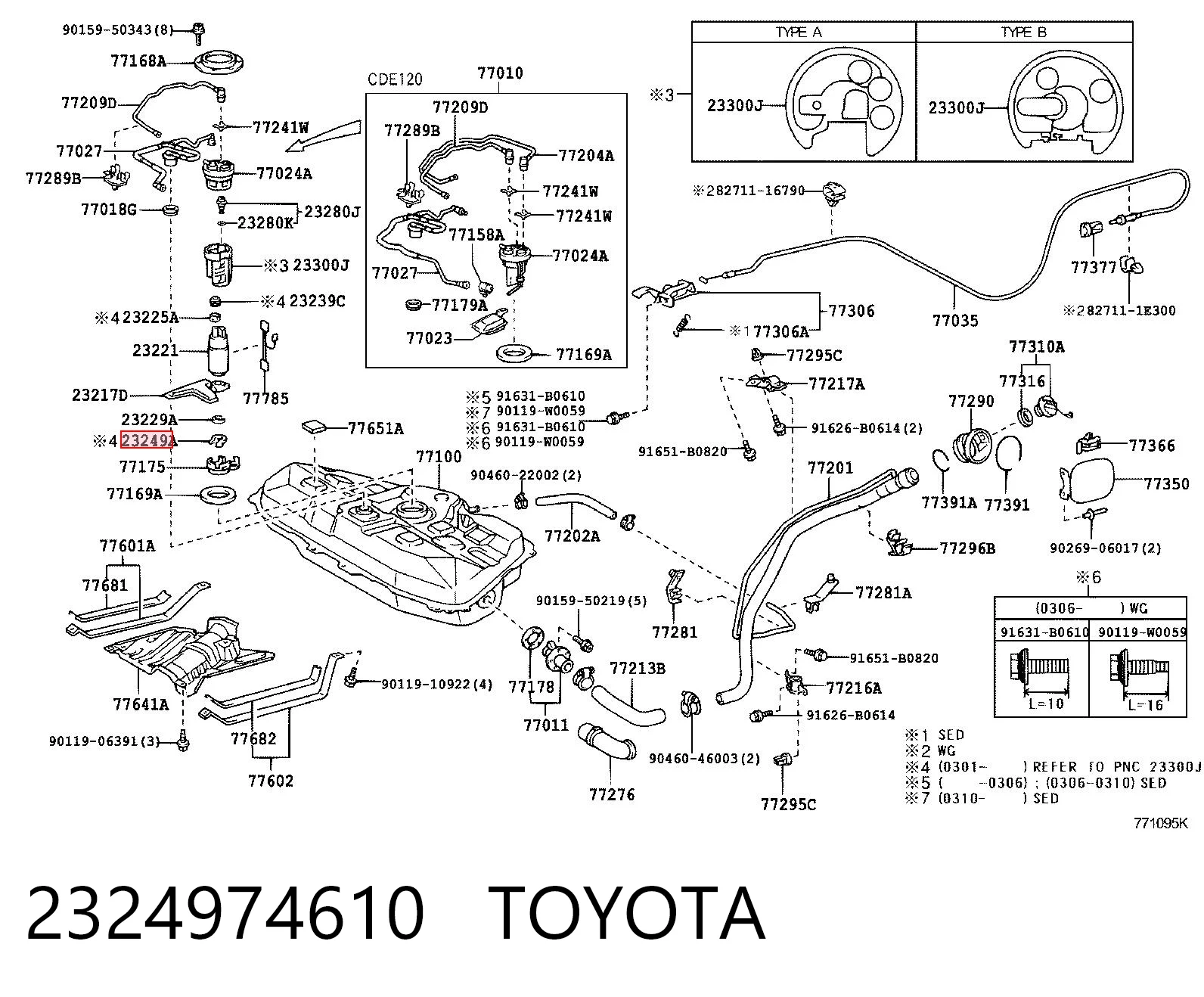 2324974610 Toyota 
