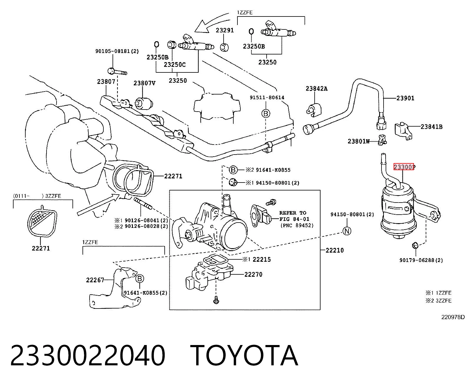 2330022040 Toyota
