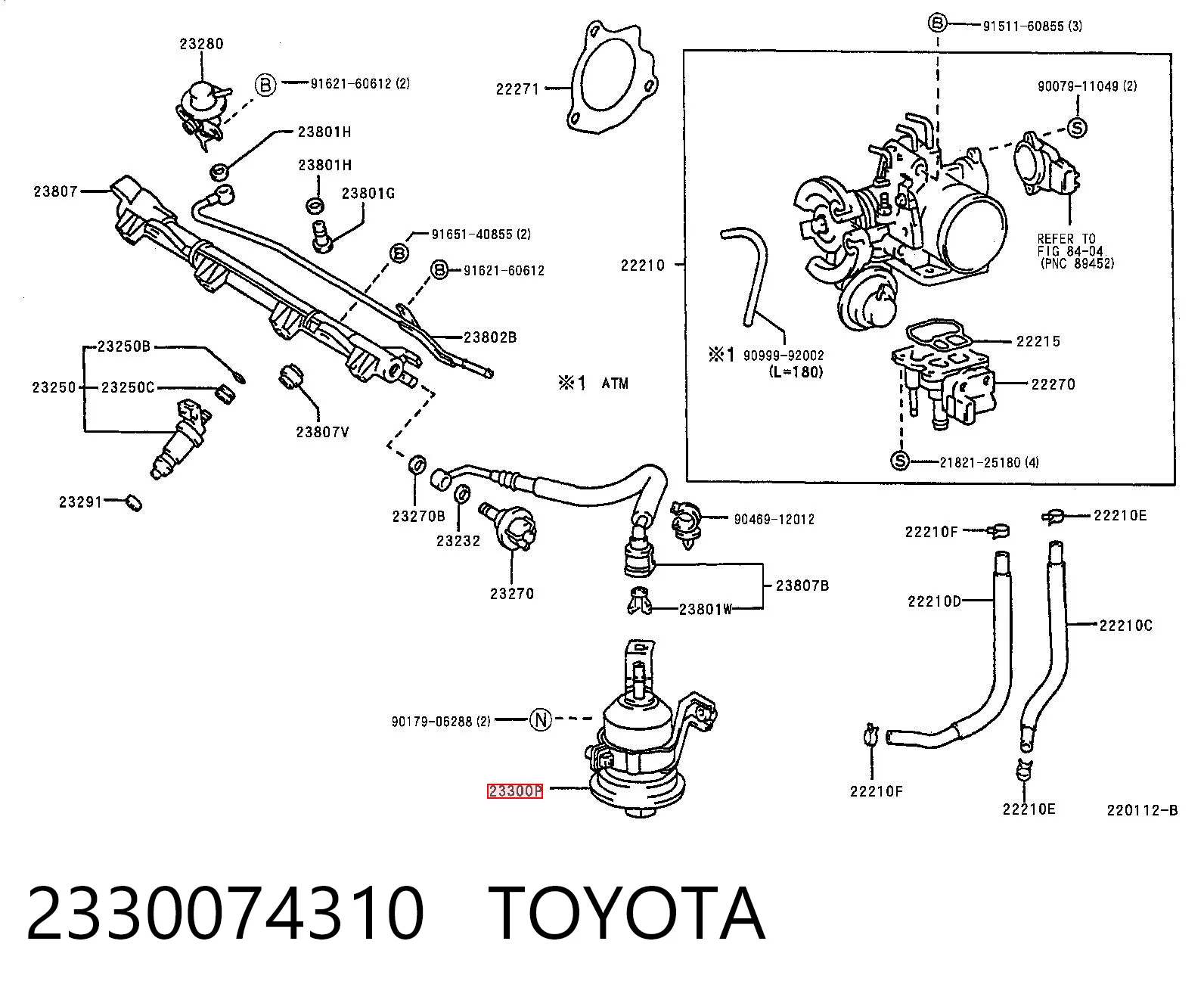 2330074310 Toyota