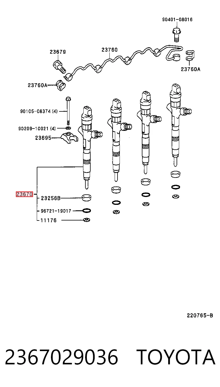 2367029036 Toyota