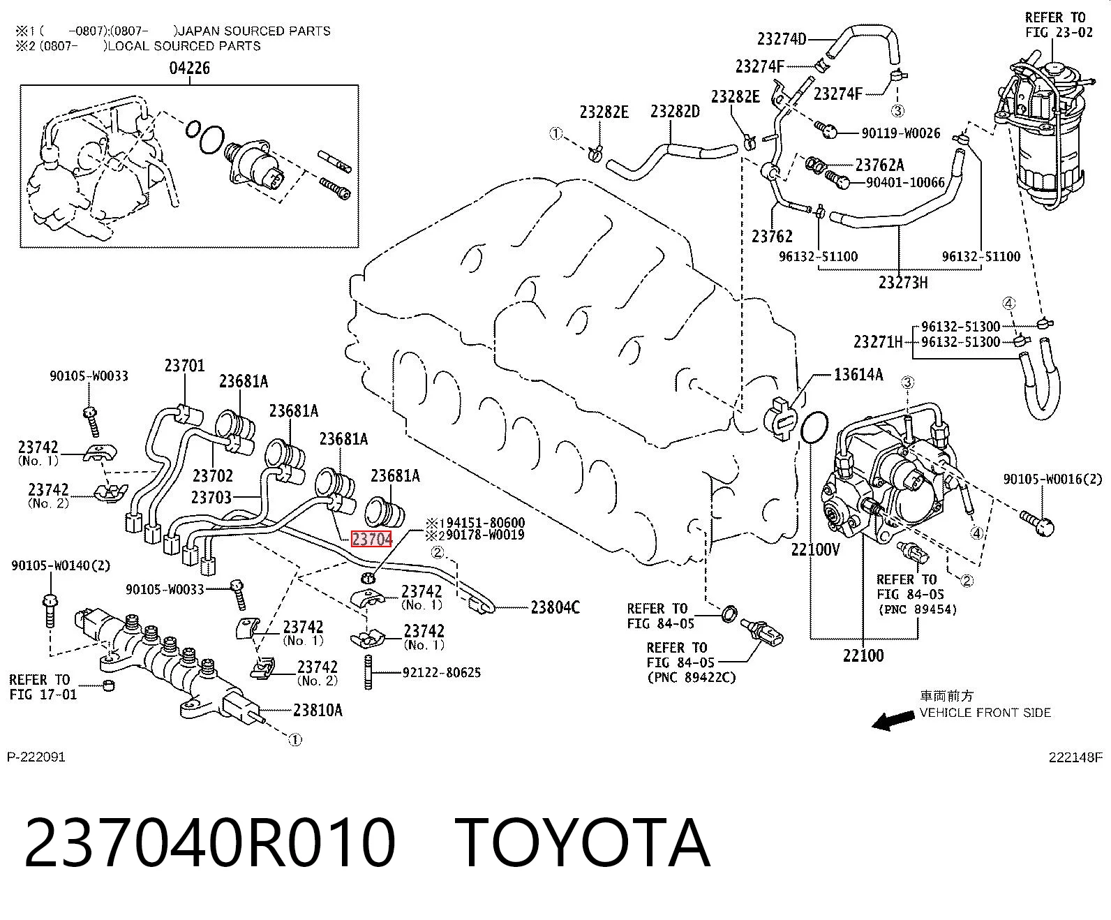 237040R010 Toyota