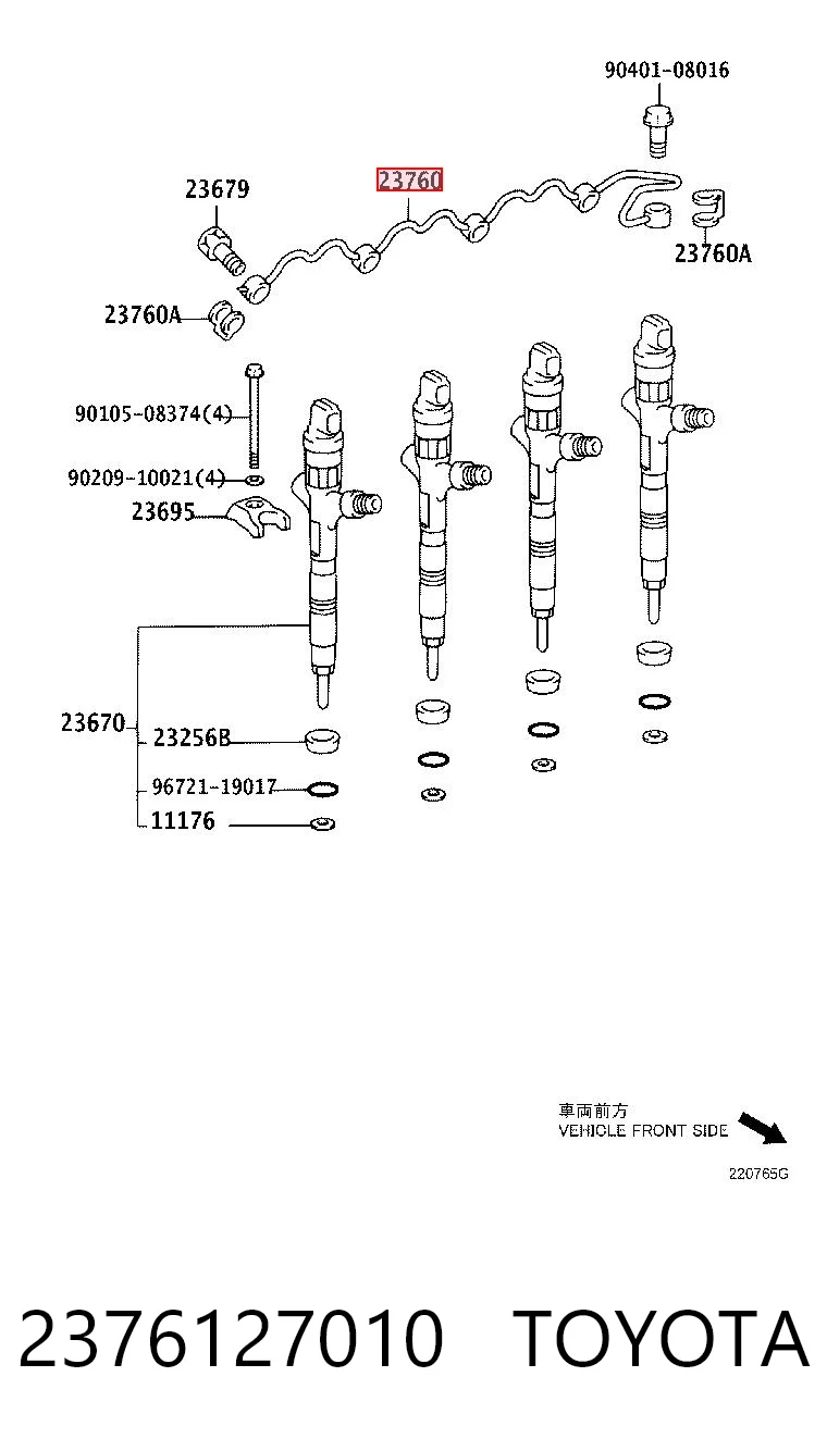 2376127010 Toyota