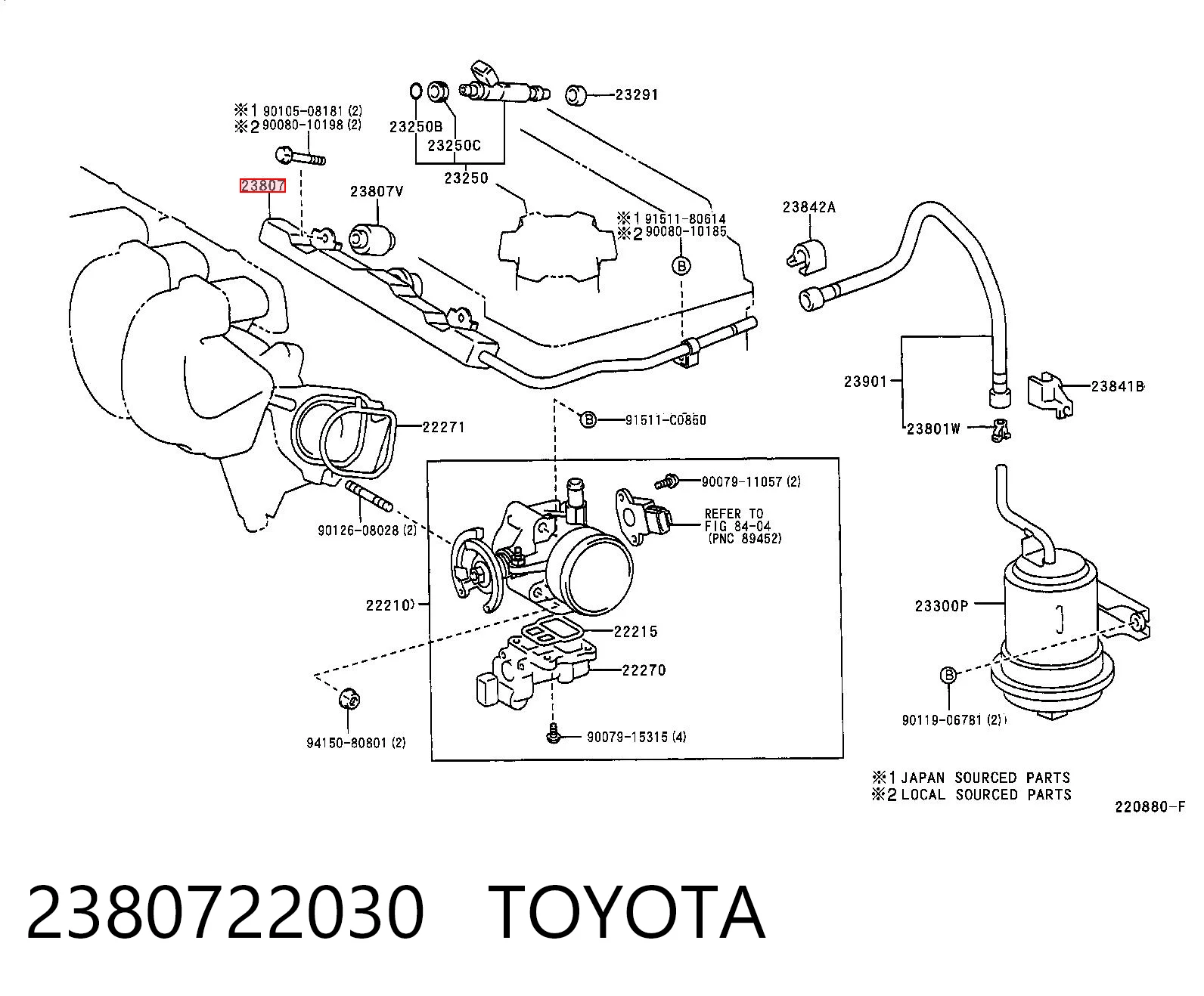 2380722030 Toyota