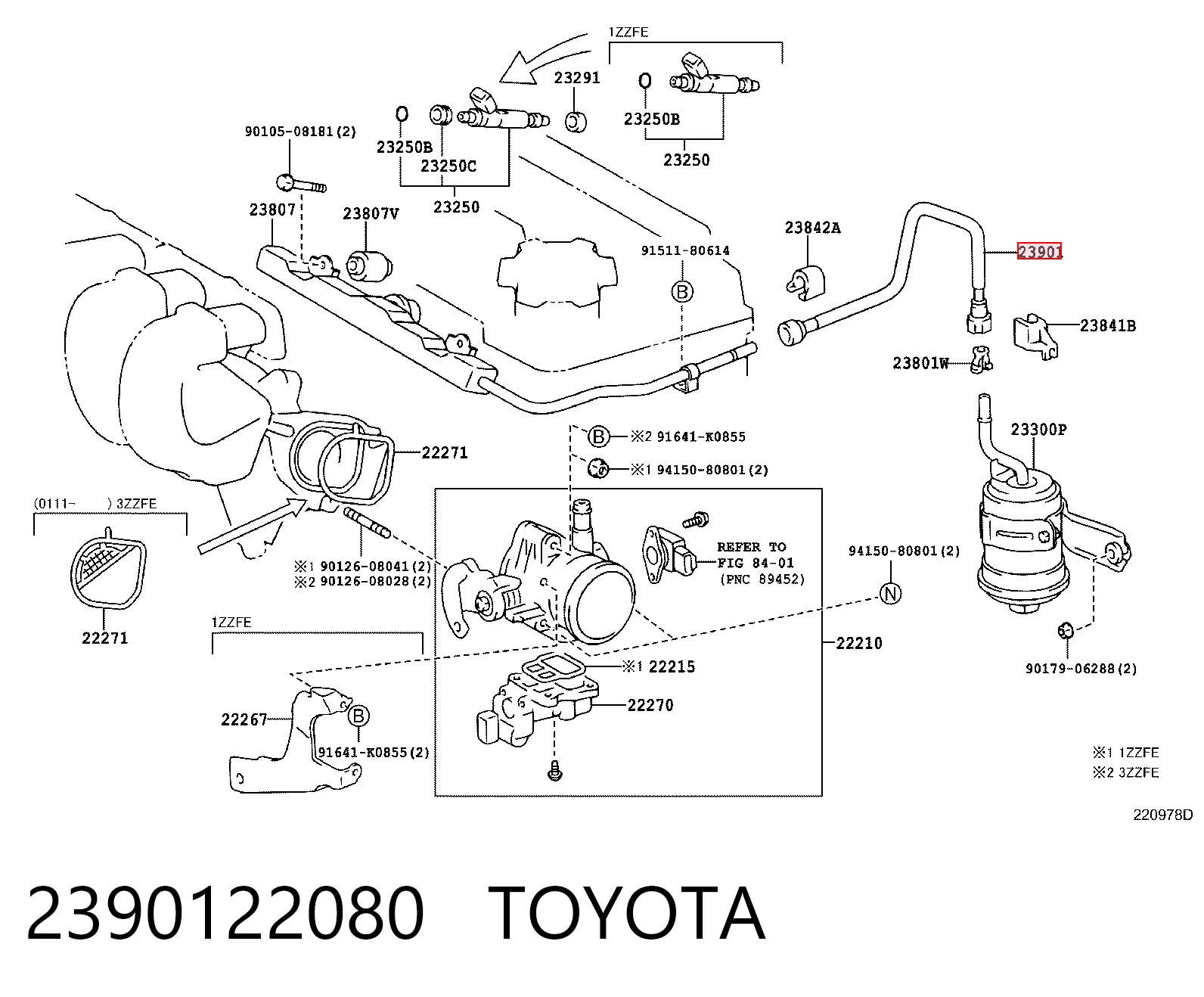 2390122080 Toyota