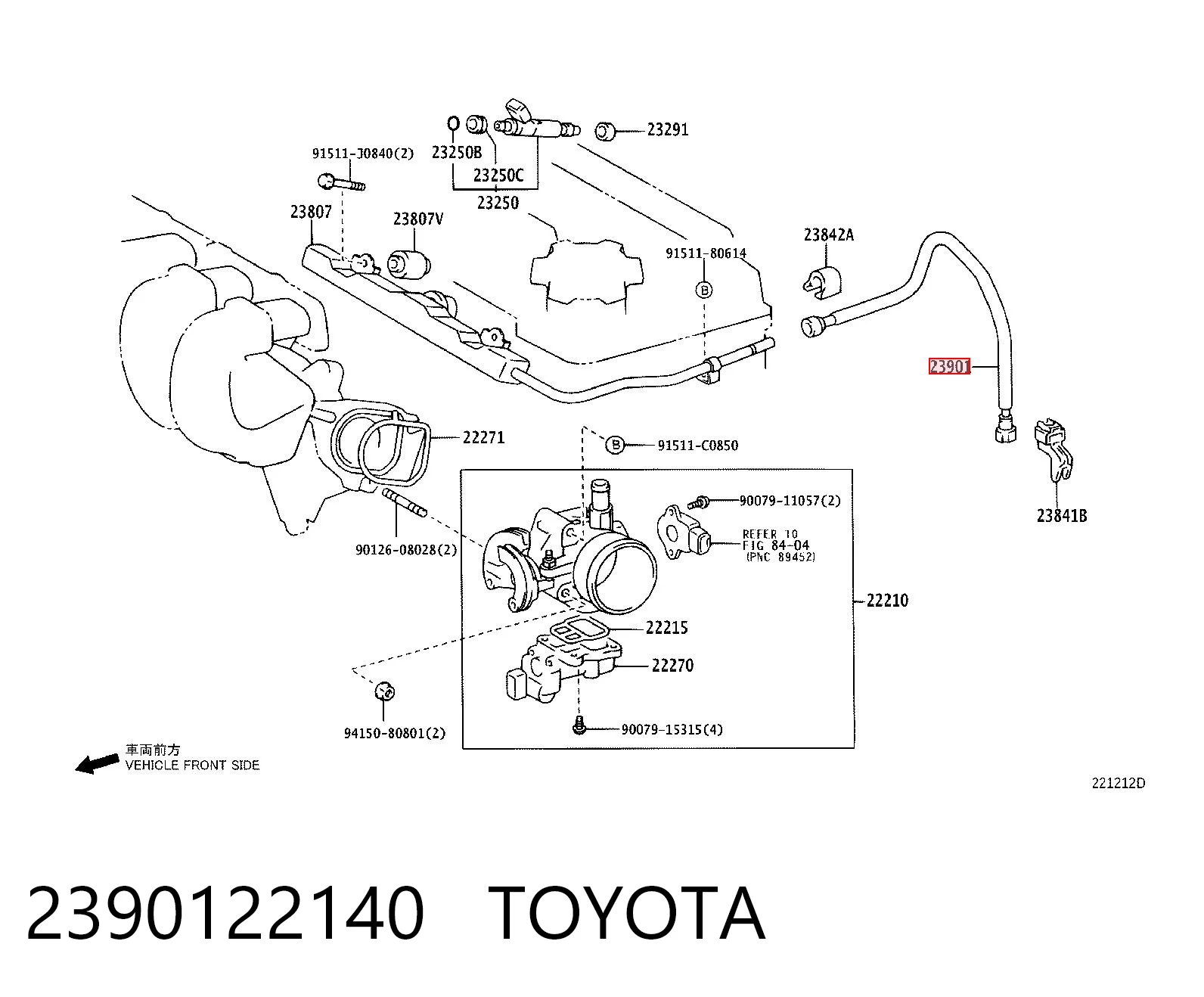 2390122140 Toyota 