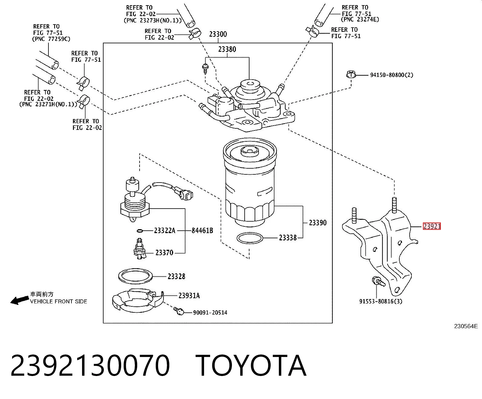 2392130070 Toyota