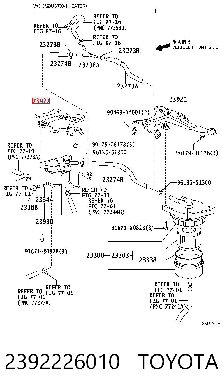 2392226010 Toyota