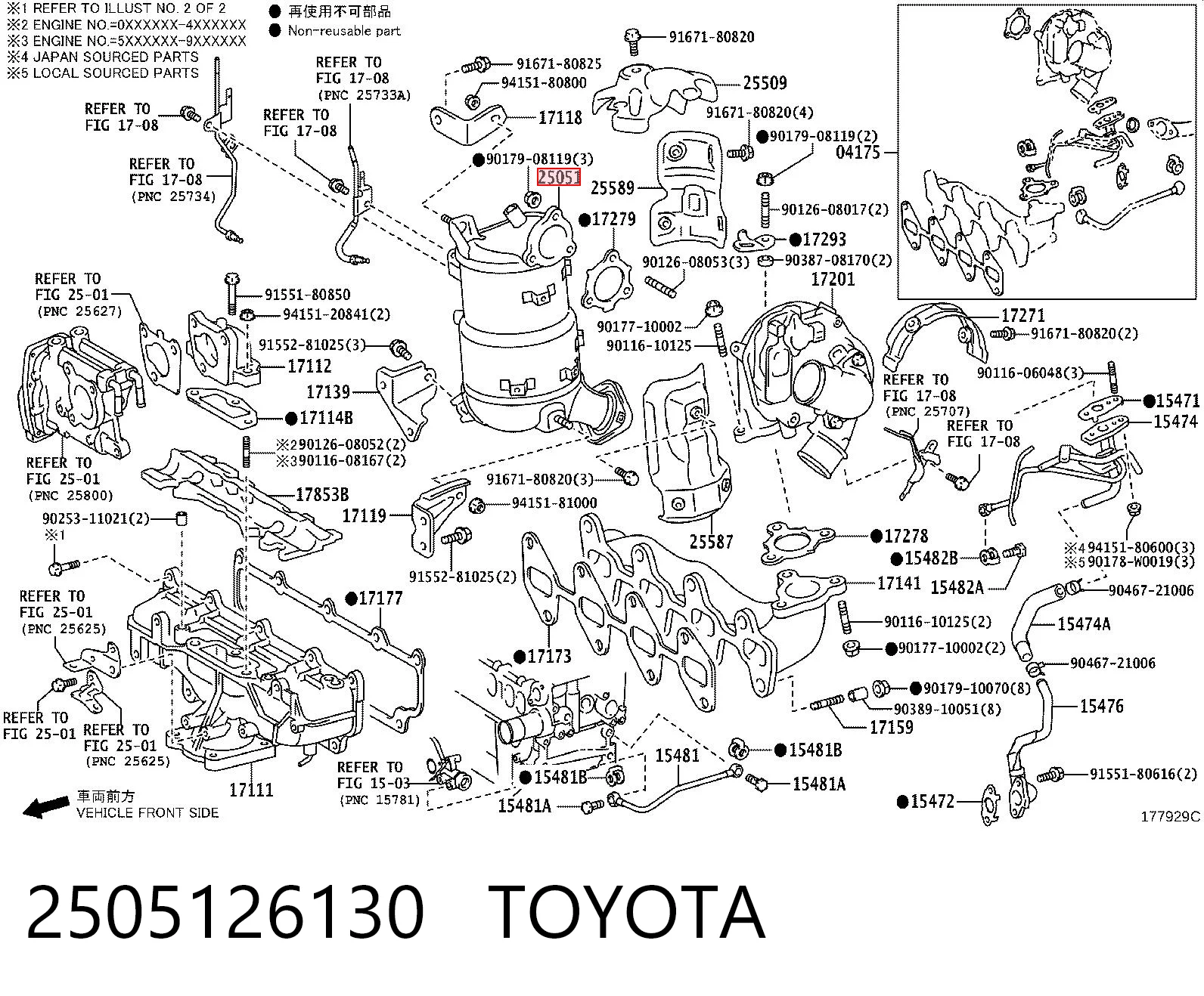 2505126130 Toyota