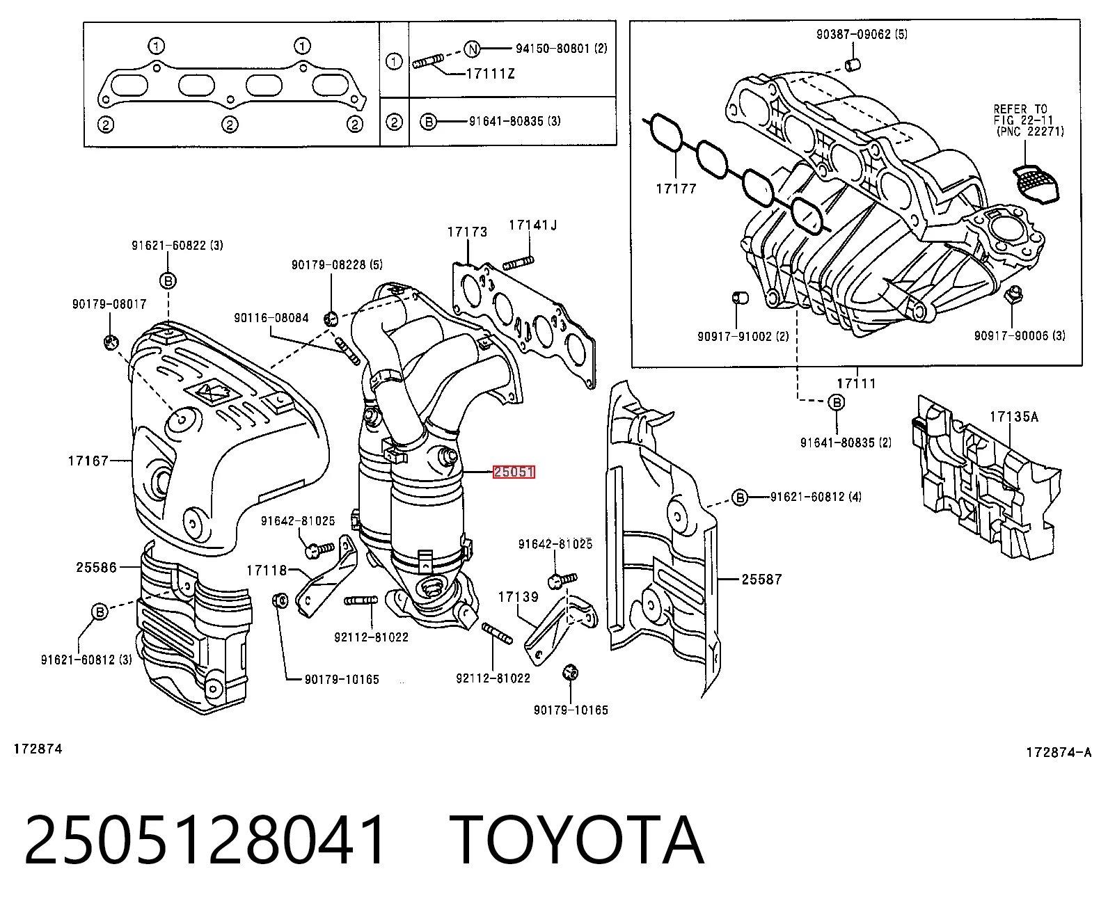 2505128041 Toyota