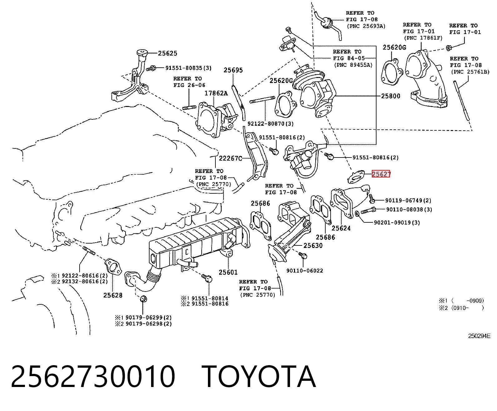2562730010 Toyota