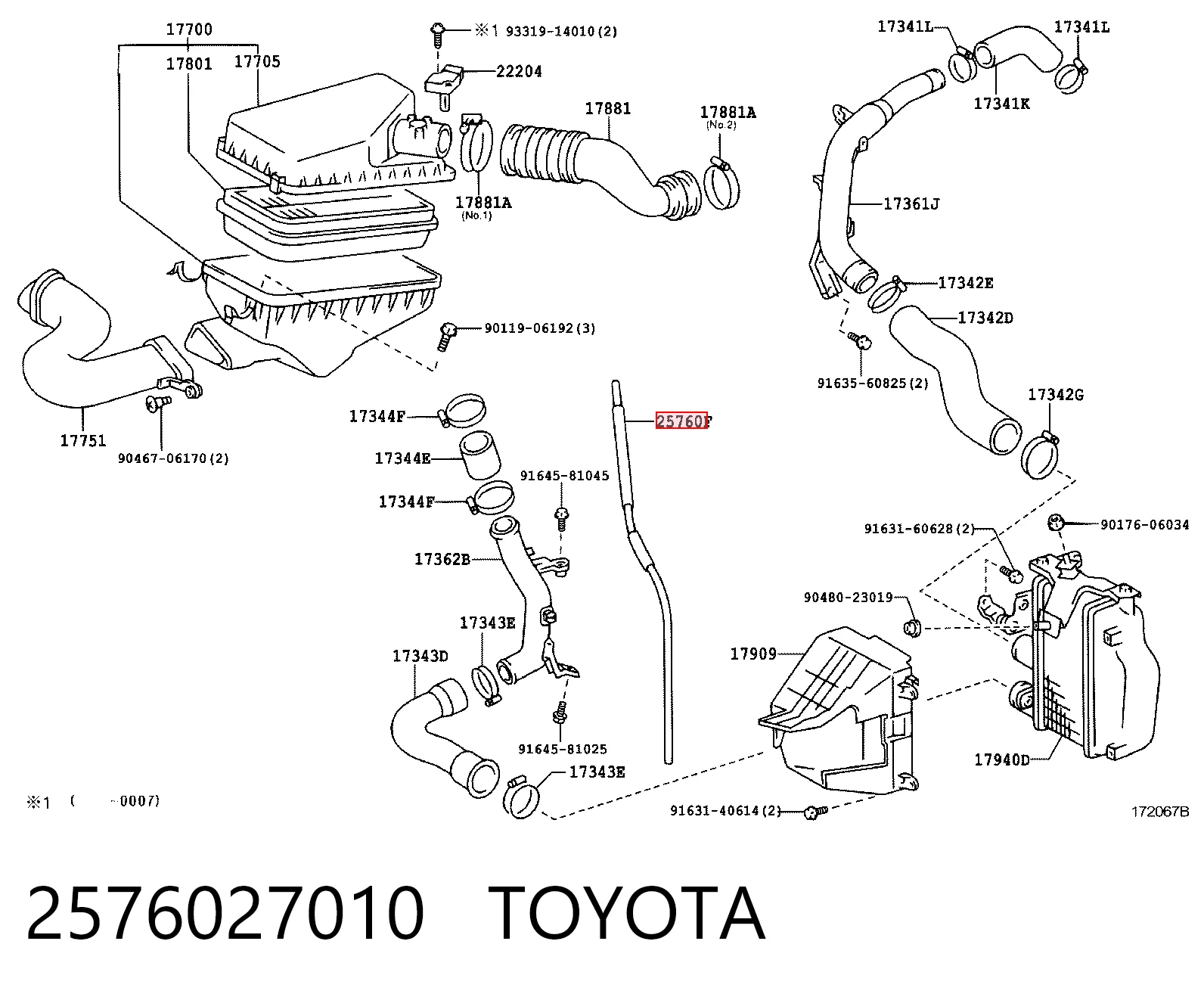 2576027010 Toyota