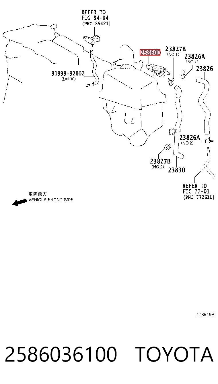 2586036100 Toyota