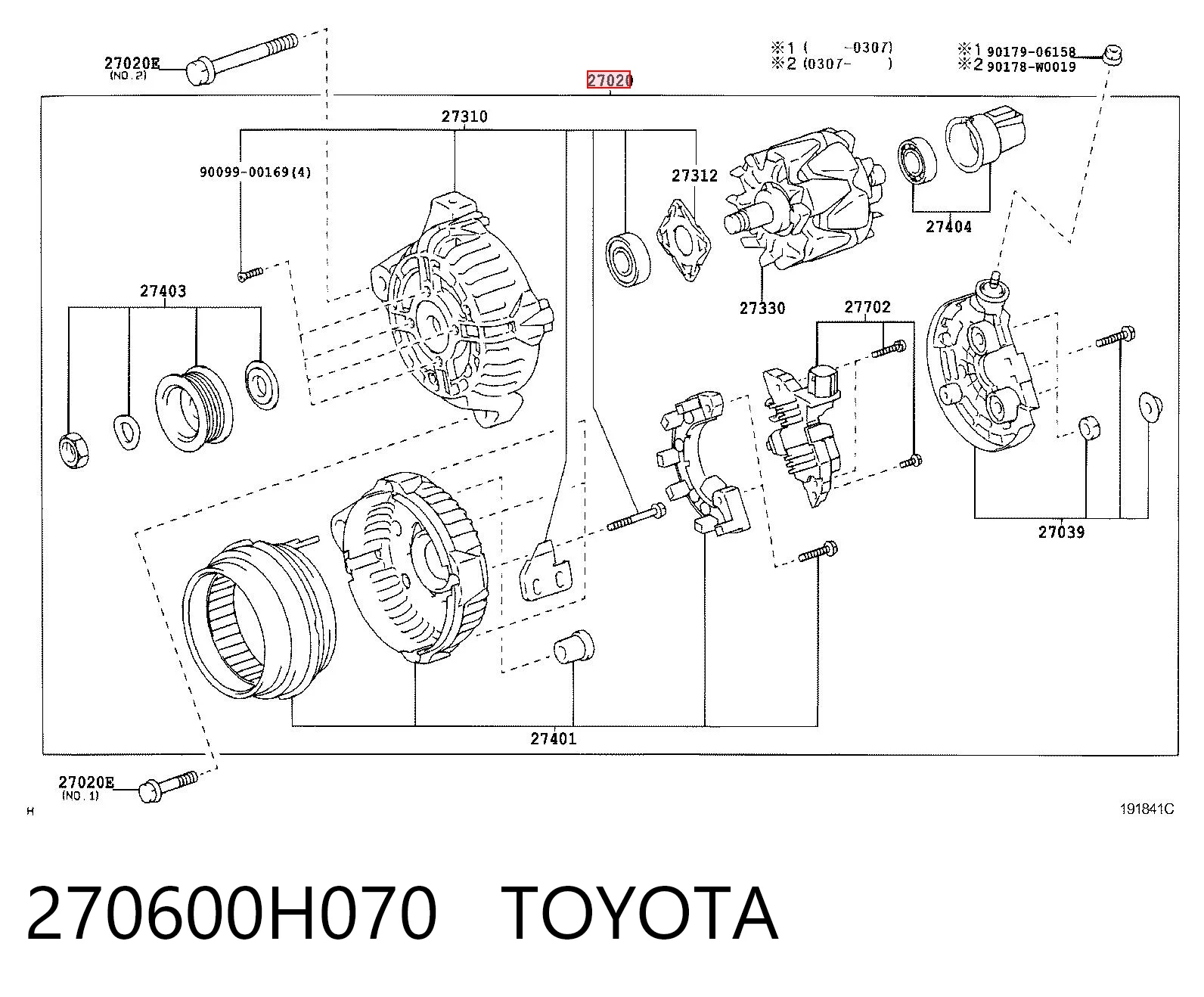 270600H070 Toyota