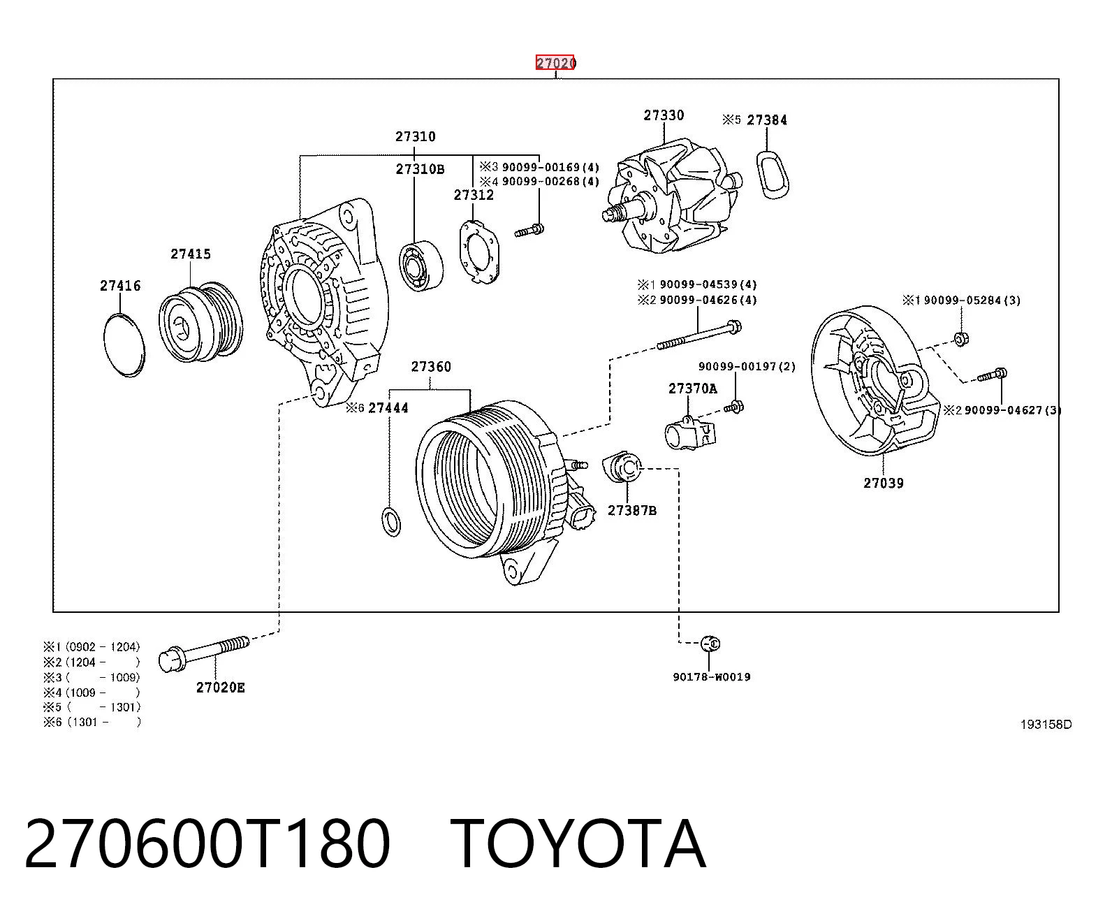 Comprar Alternador Toyota RAV4 III A3