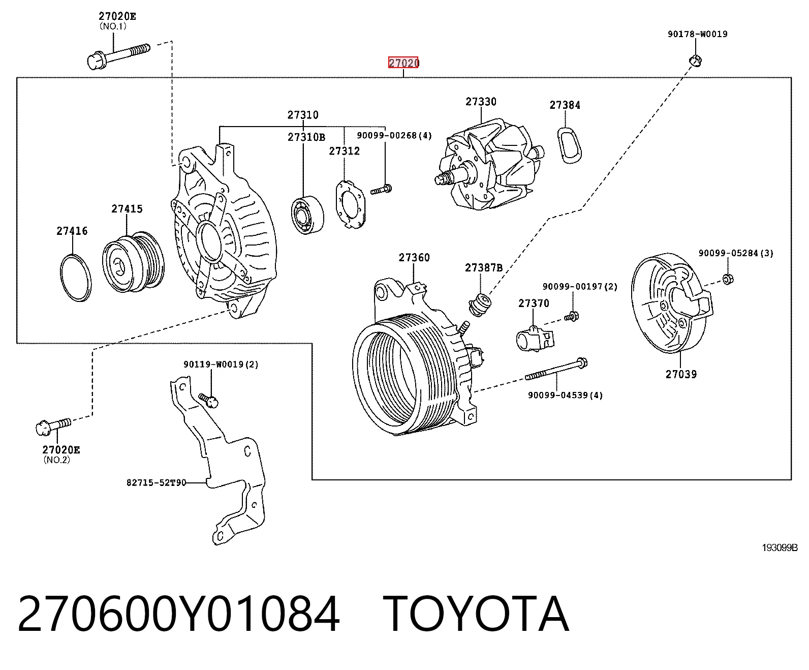 270600Y01084 Toyota